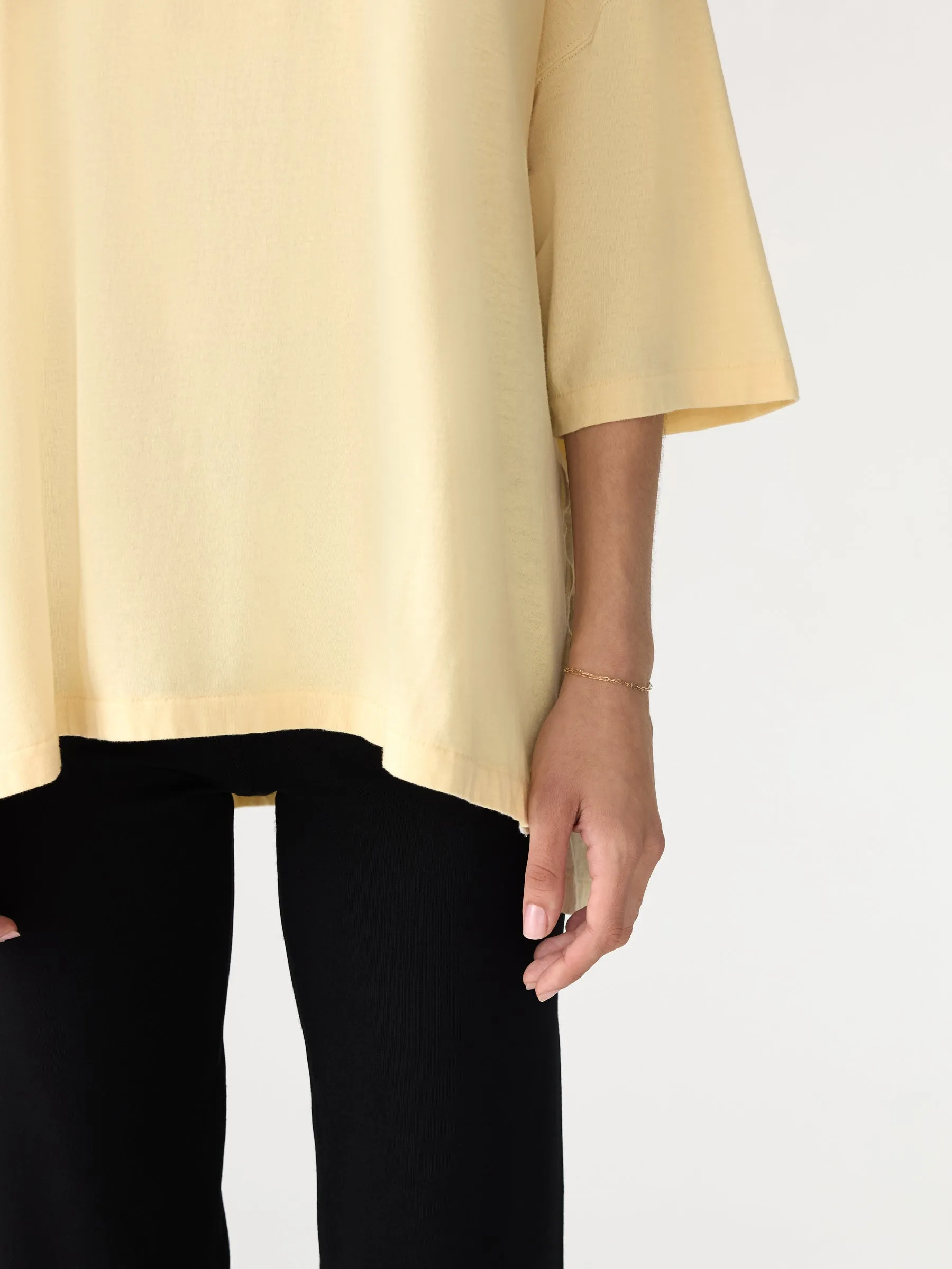 Slouch Side Step Short Sleeve T-Shirt sold by Bassike product image thumbnail 3