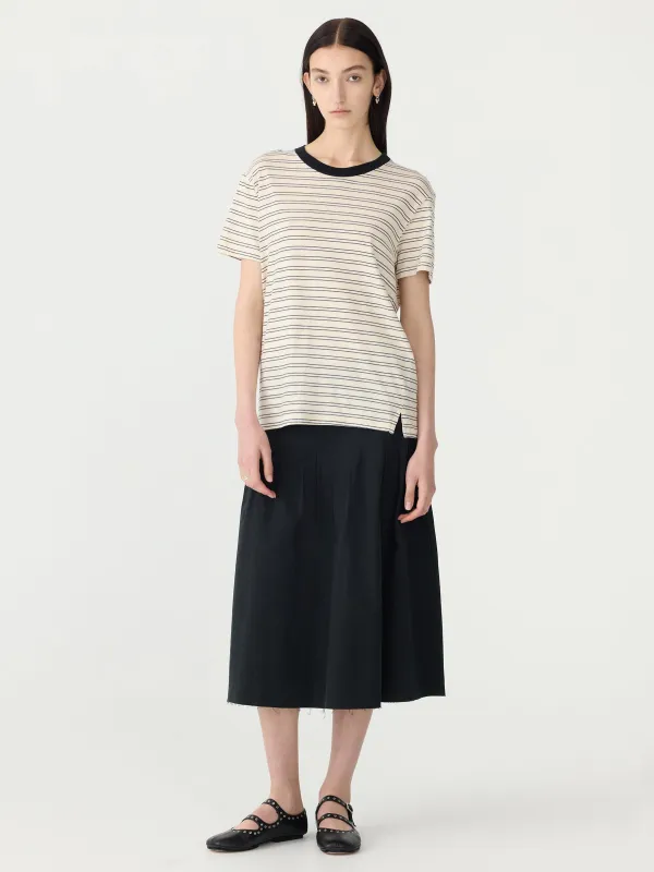 Stripe Regular Short Sleeve T-Shirt sold by Bassike