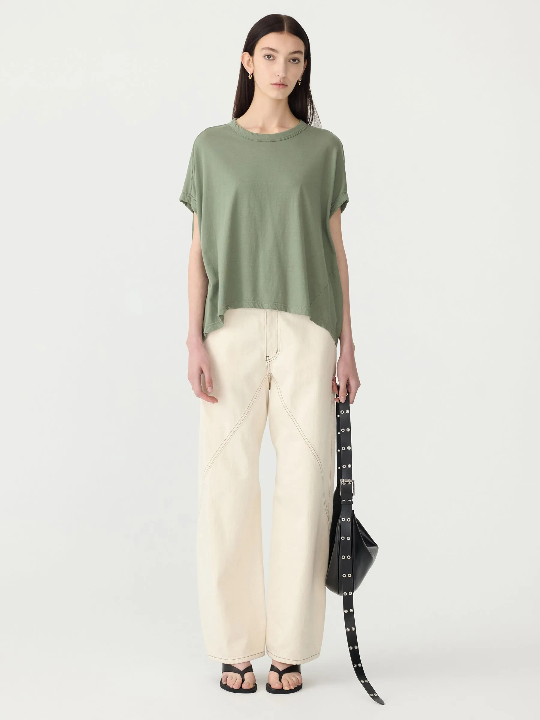 Slouch Circle Tank sold by Bassike