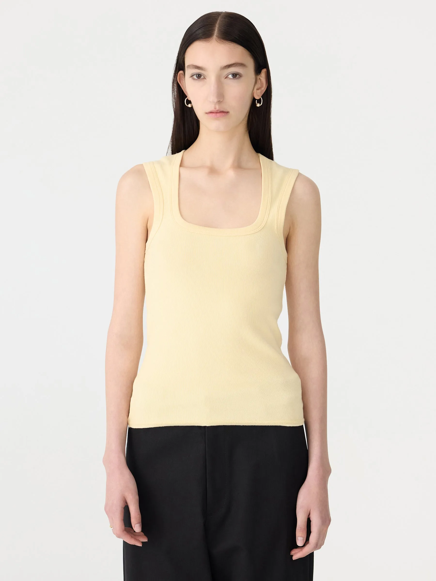 Low Scooped Rib Tank sold by Bassike product image thumbnail 2