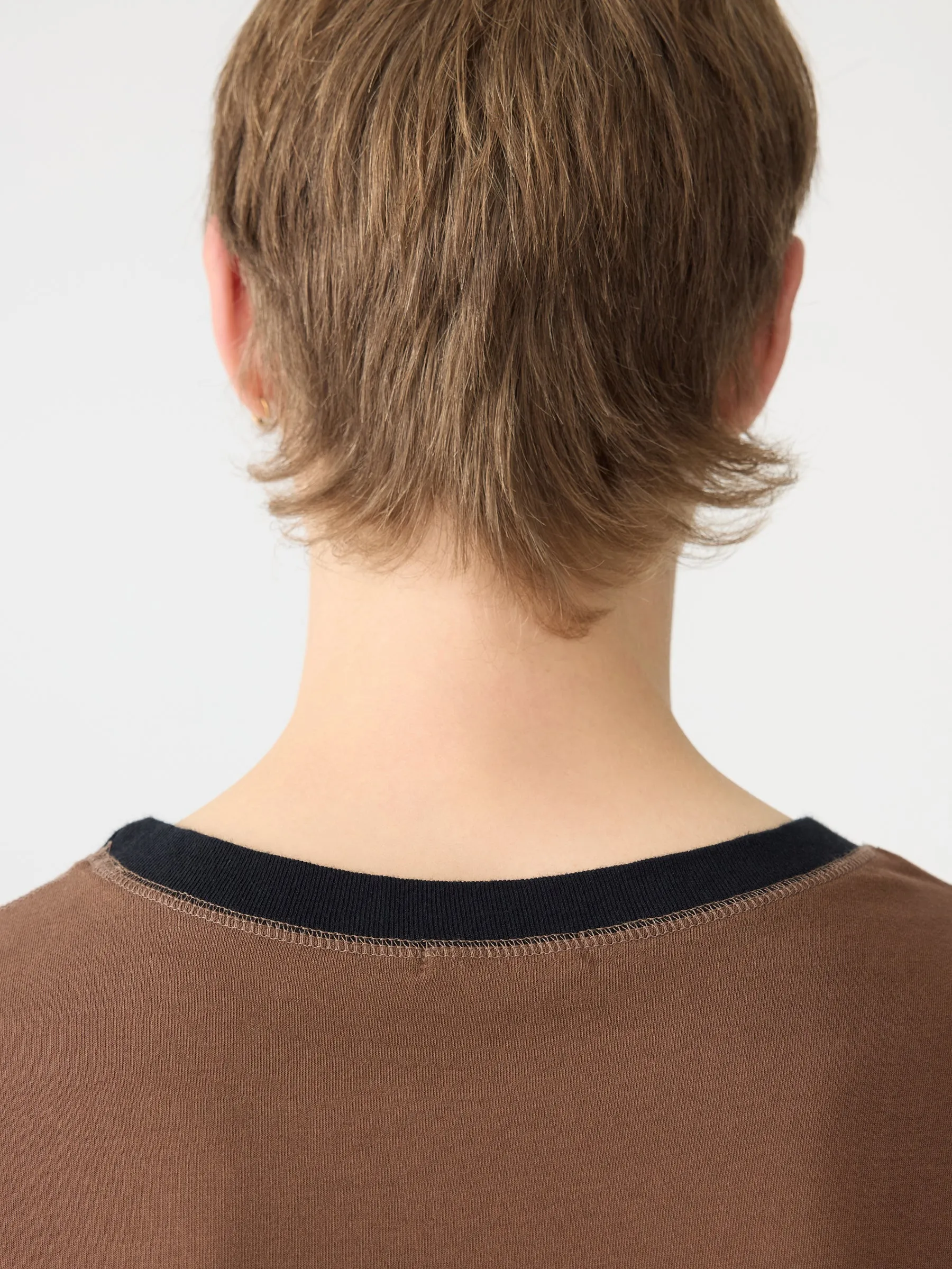 Contrast Slouch Fit T-Shirt sold by Bassike product image thumbnail 4