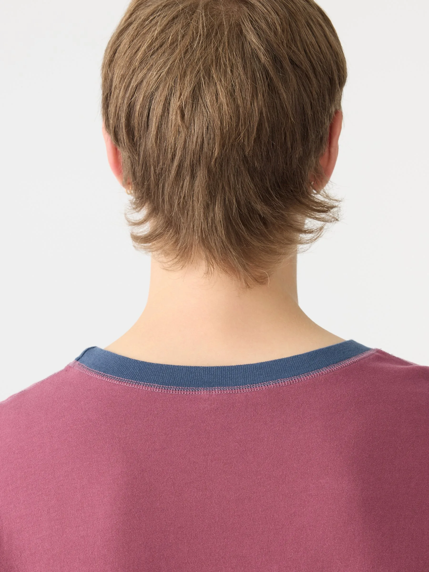 Contrast Slouch Fit T-Shirt sold by Bassike product image thumbnail 5