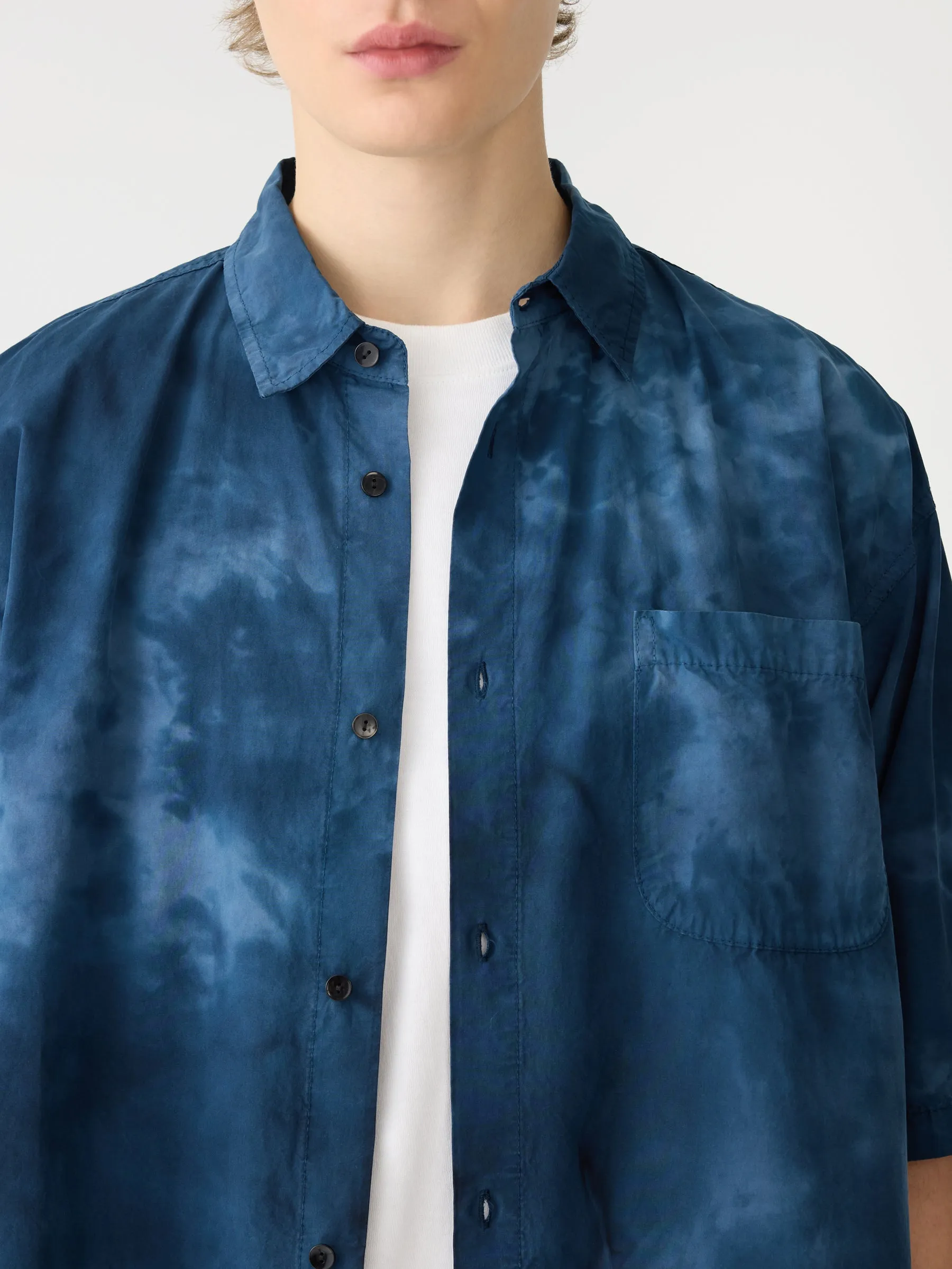 Motley Crushed Cotton Shirt sold by Bassike product image thumbnail 3