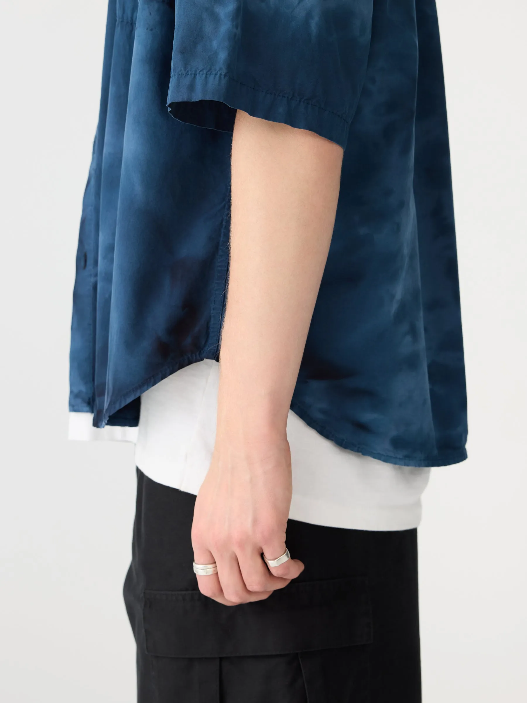 Motley Crushed Cotton Shirt sold by Bassike product image thumbnail 4