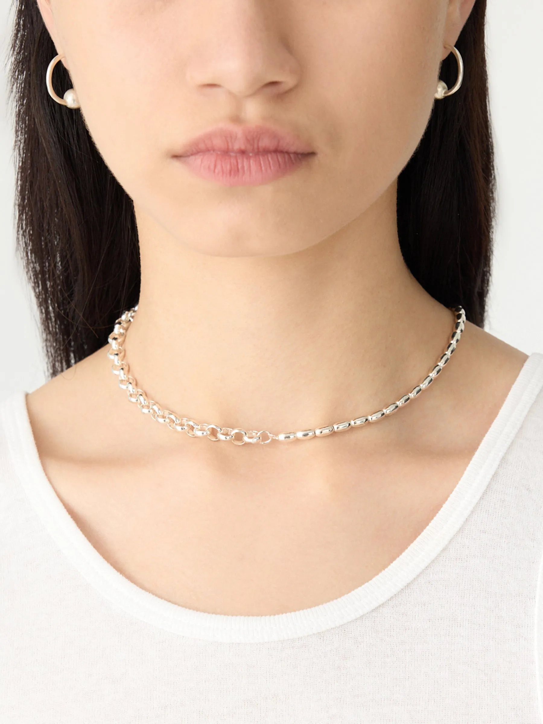 Released From Love Classic Link Necklace sold by Bassike