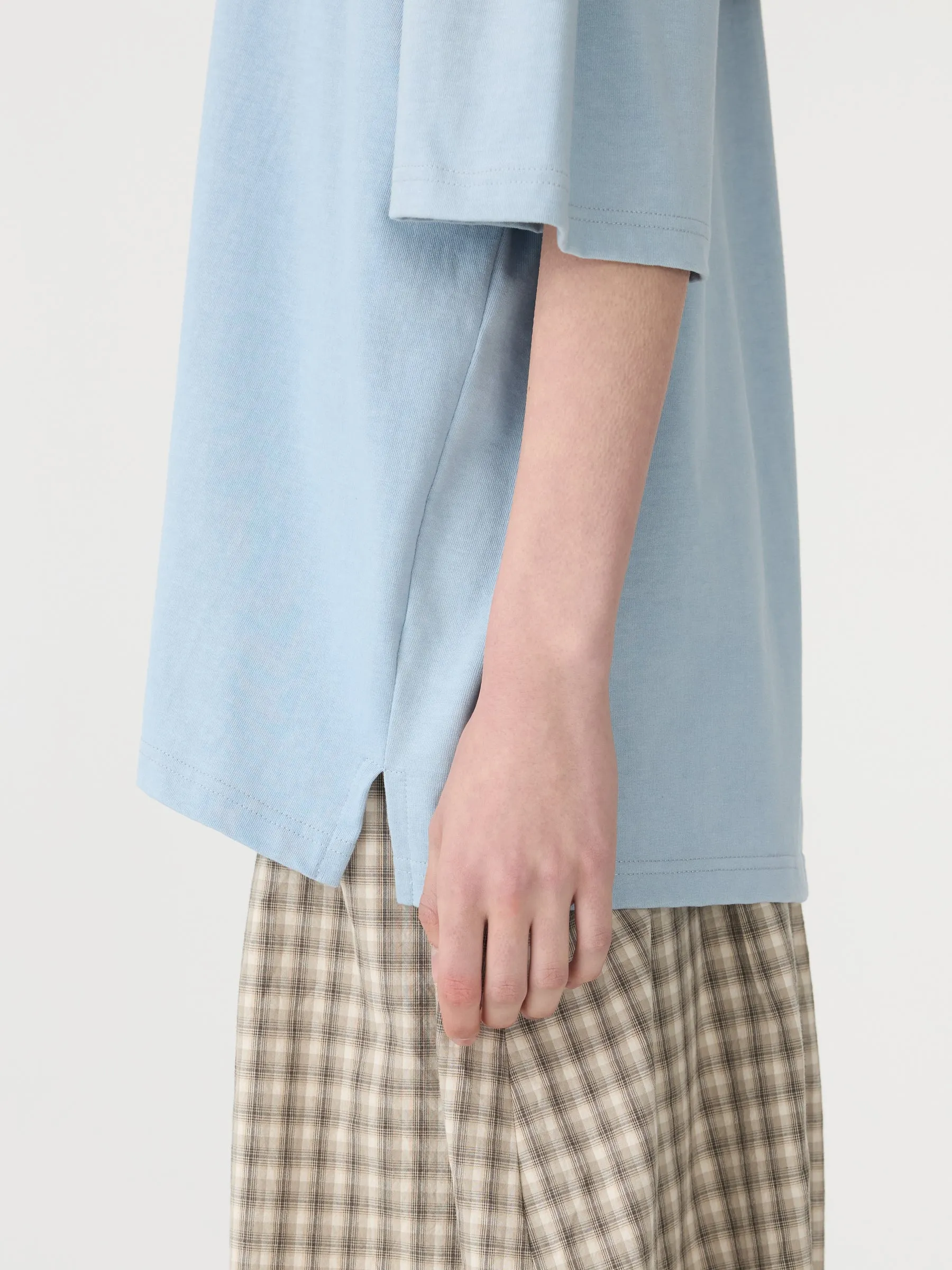 Oversized Rib Detail T-Shirt sold by Bassike product image thumbnail 4