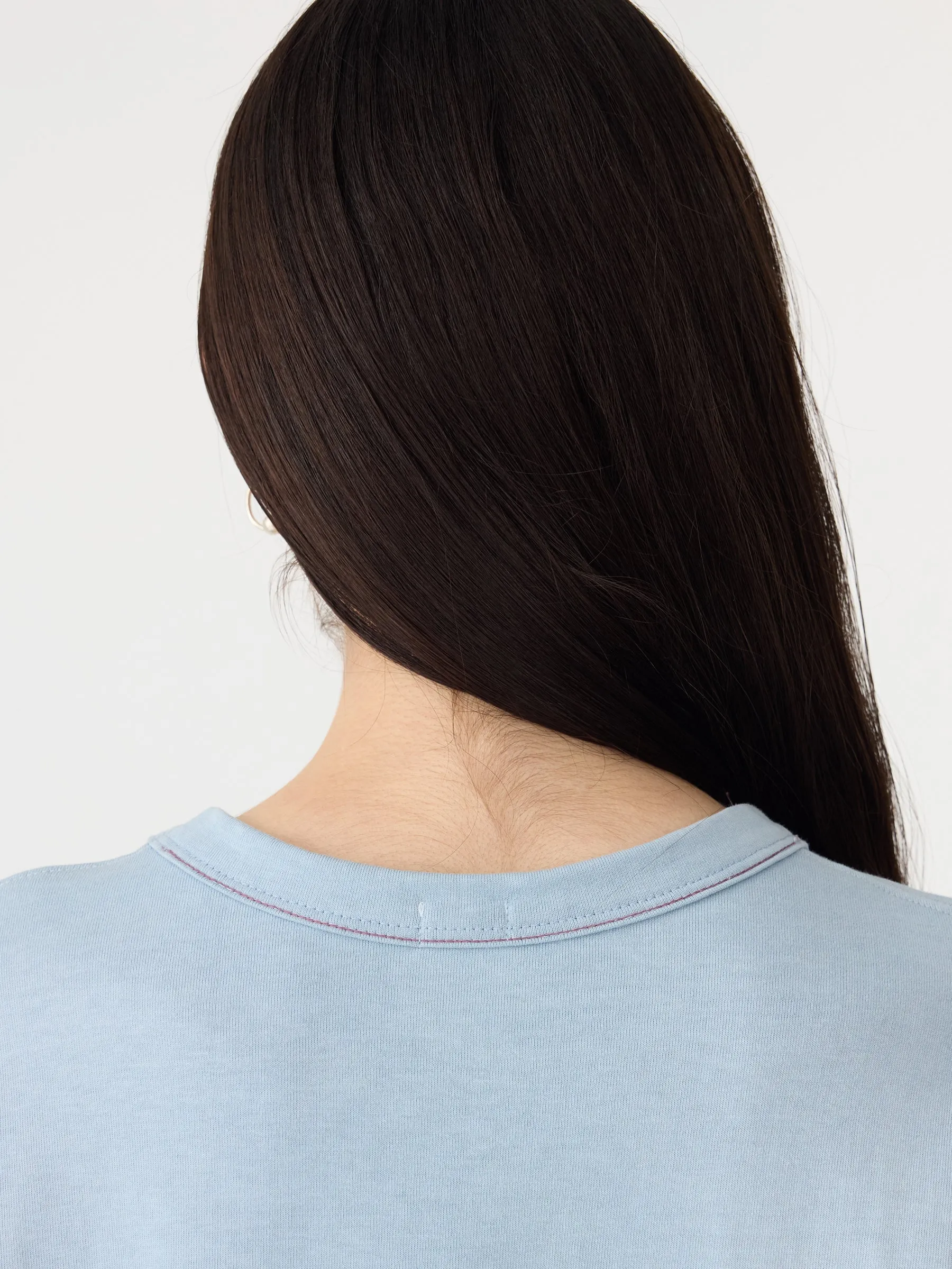 Oversized Rib Detail T-Shirt sold by Bassike product image thumbnail 5