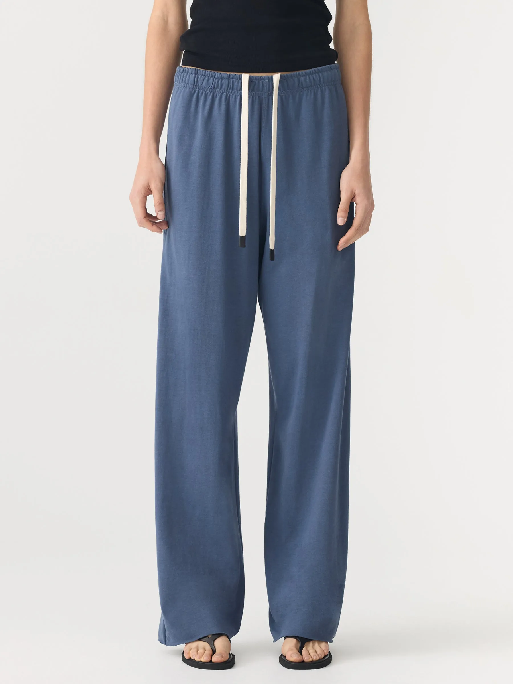 Wide Leg Double Jersey Pant sold by Bassike product image thumbnail 2