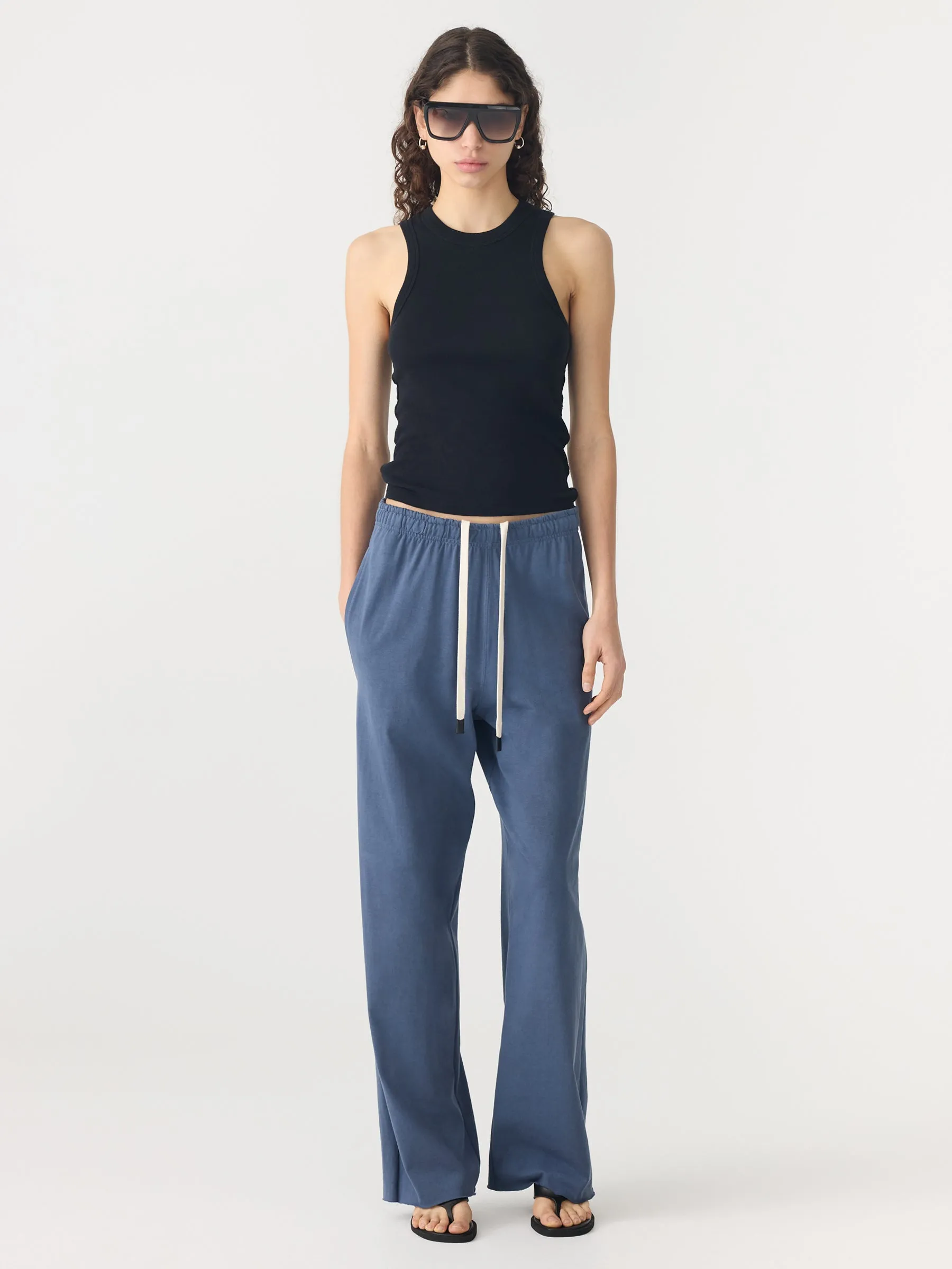 Wide Leg Double Jersey Pant sold by Bassike