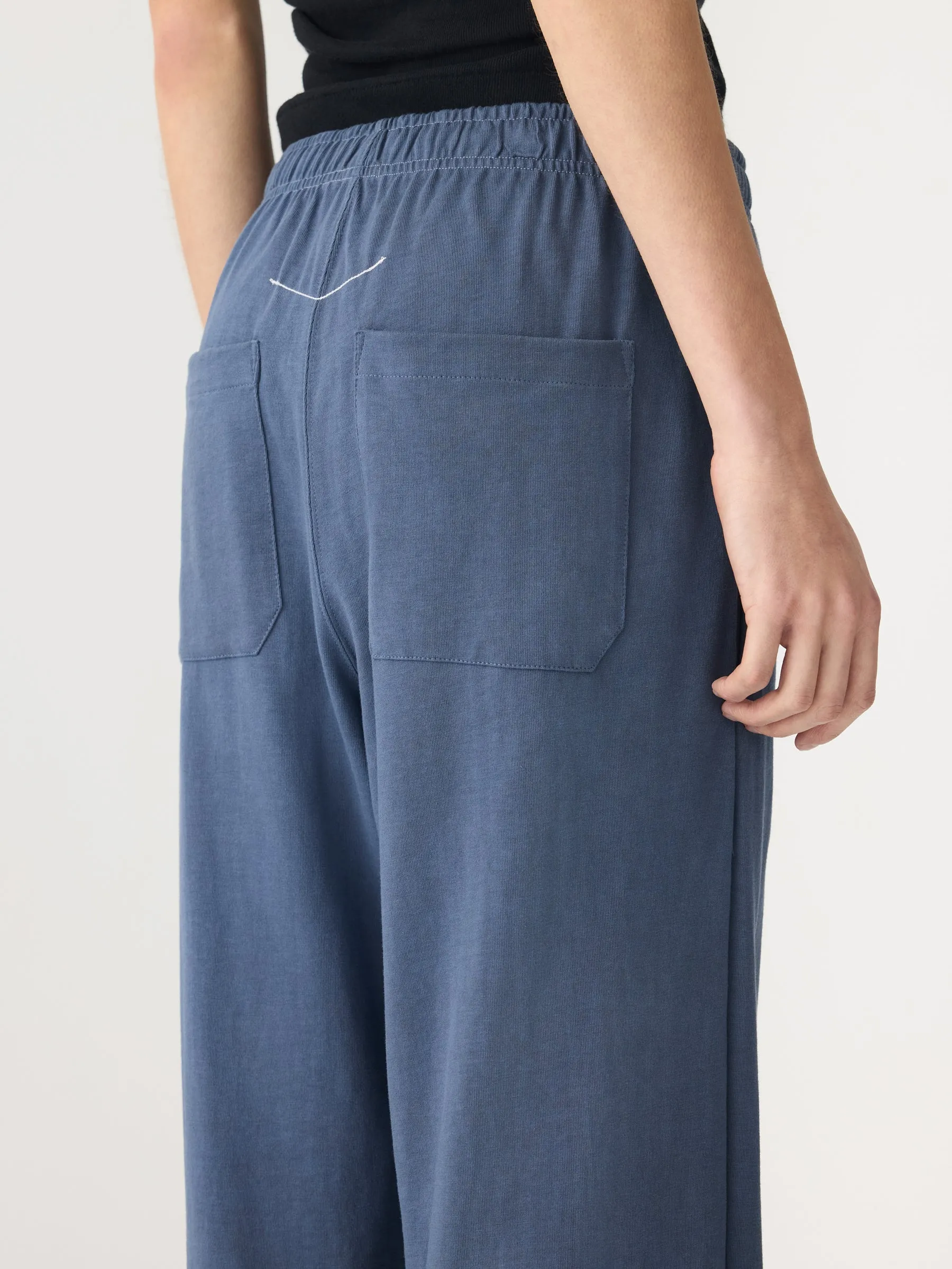 Wide Leg Double Jersey Pant sold by Bassike product image thumbnail 5