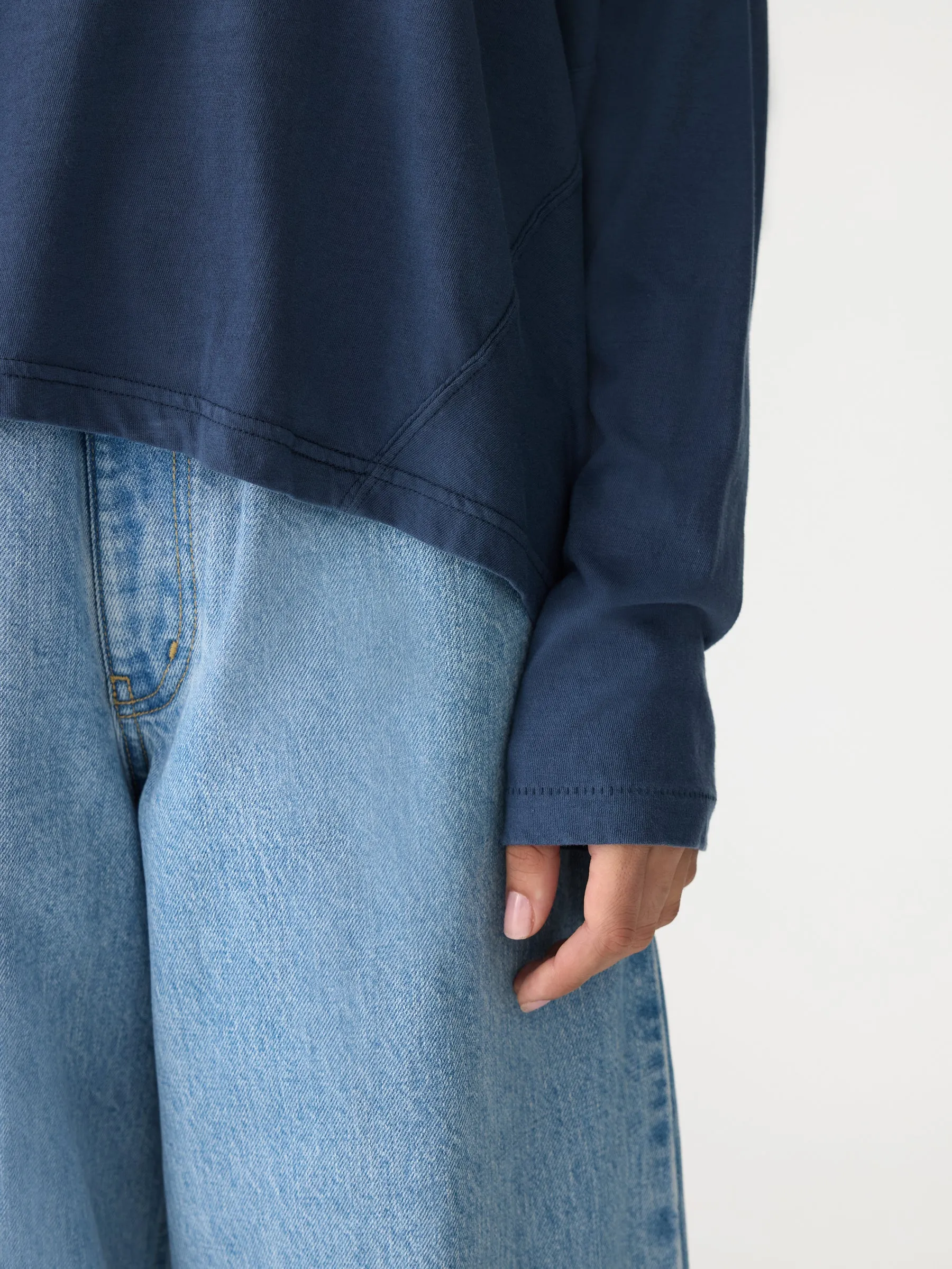 Circle Long Sleeve T-Shirt sold by Bassike product image thumbnail 4