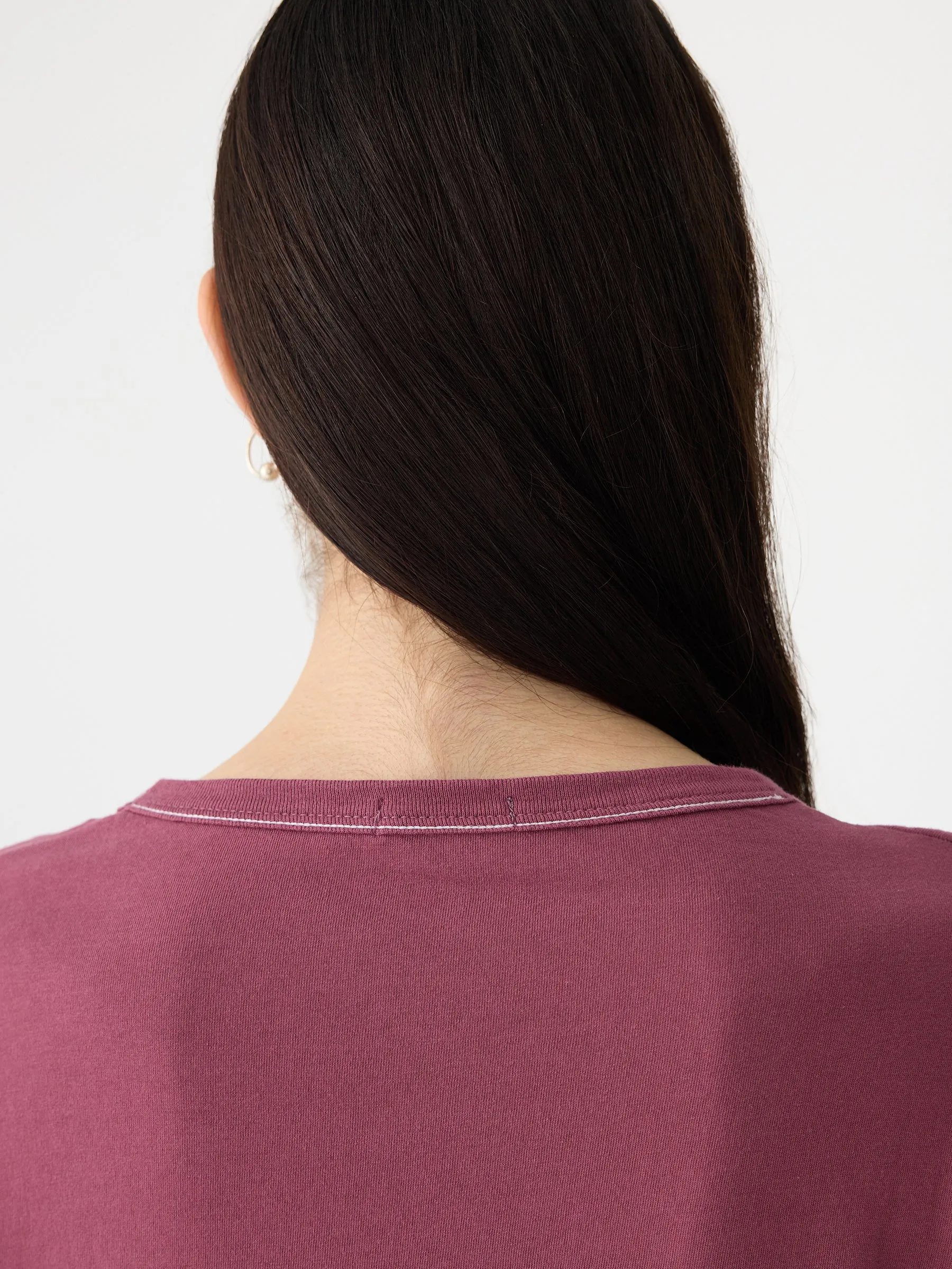 Boyfriend Heritage Long Sleeve T-Shirt sold by Bassike product image thumbnail 4