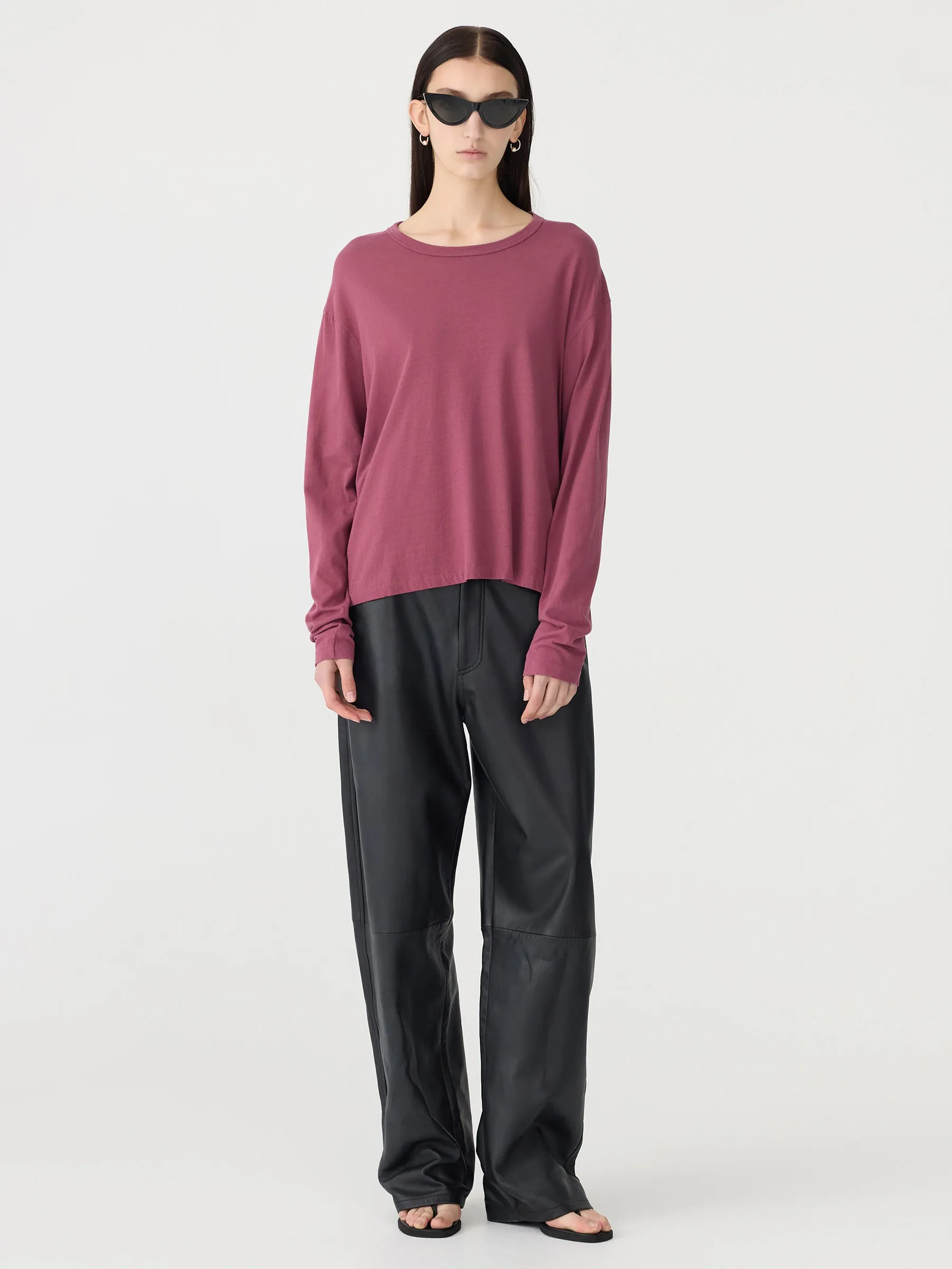 Boyfriend Heritage Long Sleeve T-Shirt sold by Bassike