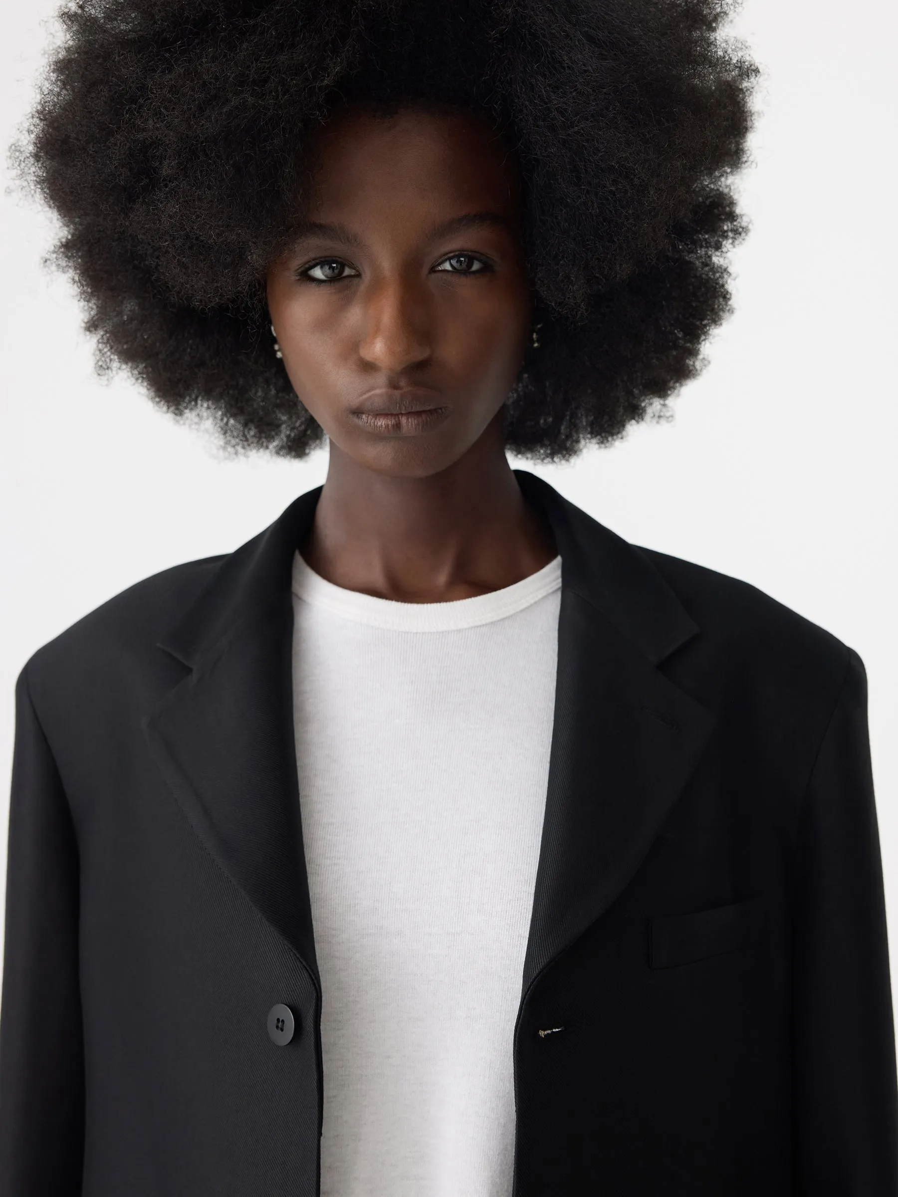 Viscose Oversized Jacket sold by Bassike product image thumbnail 3