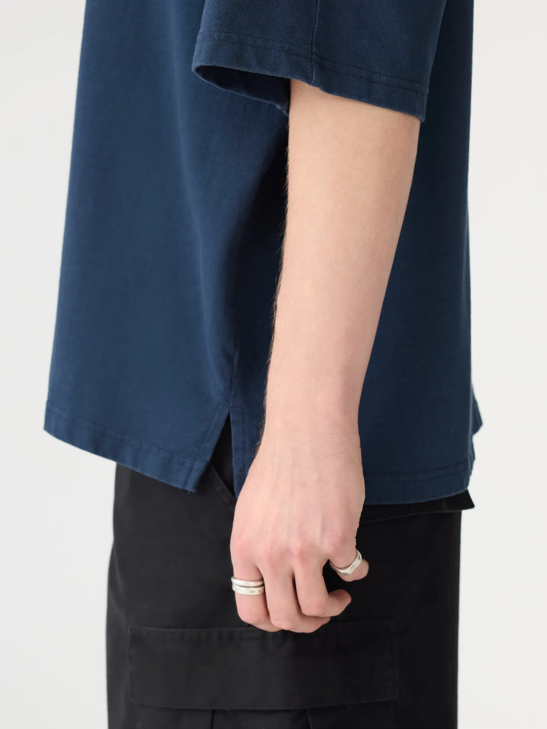 Rib Detail Boxy T-Shirt sold by Bassike product image thumbnail 4