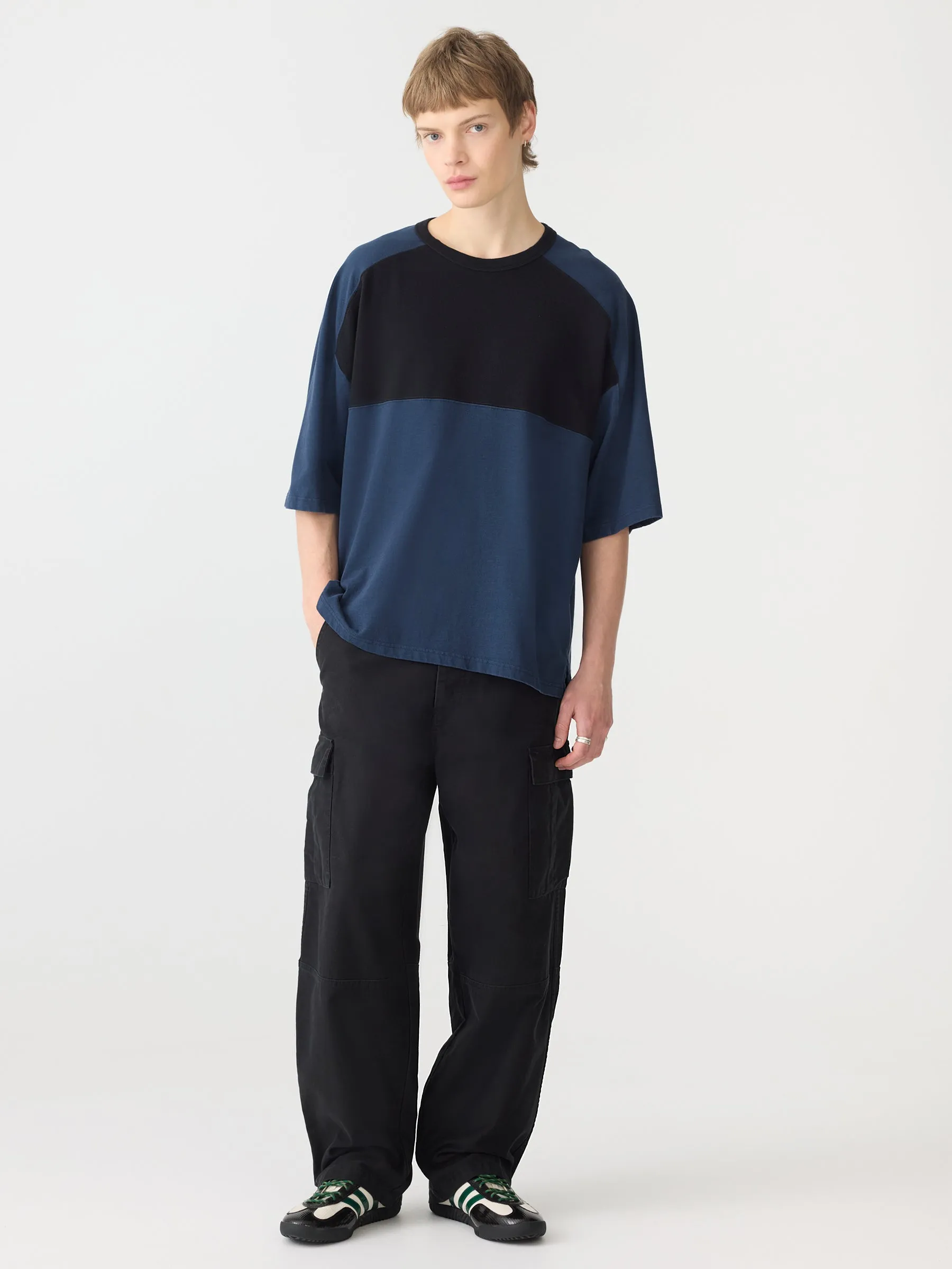 Rib Detail Boxy T-Shirt sold by Bassike