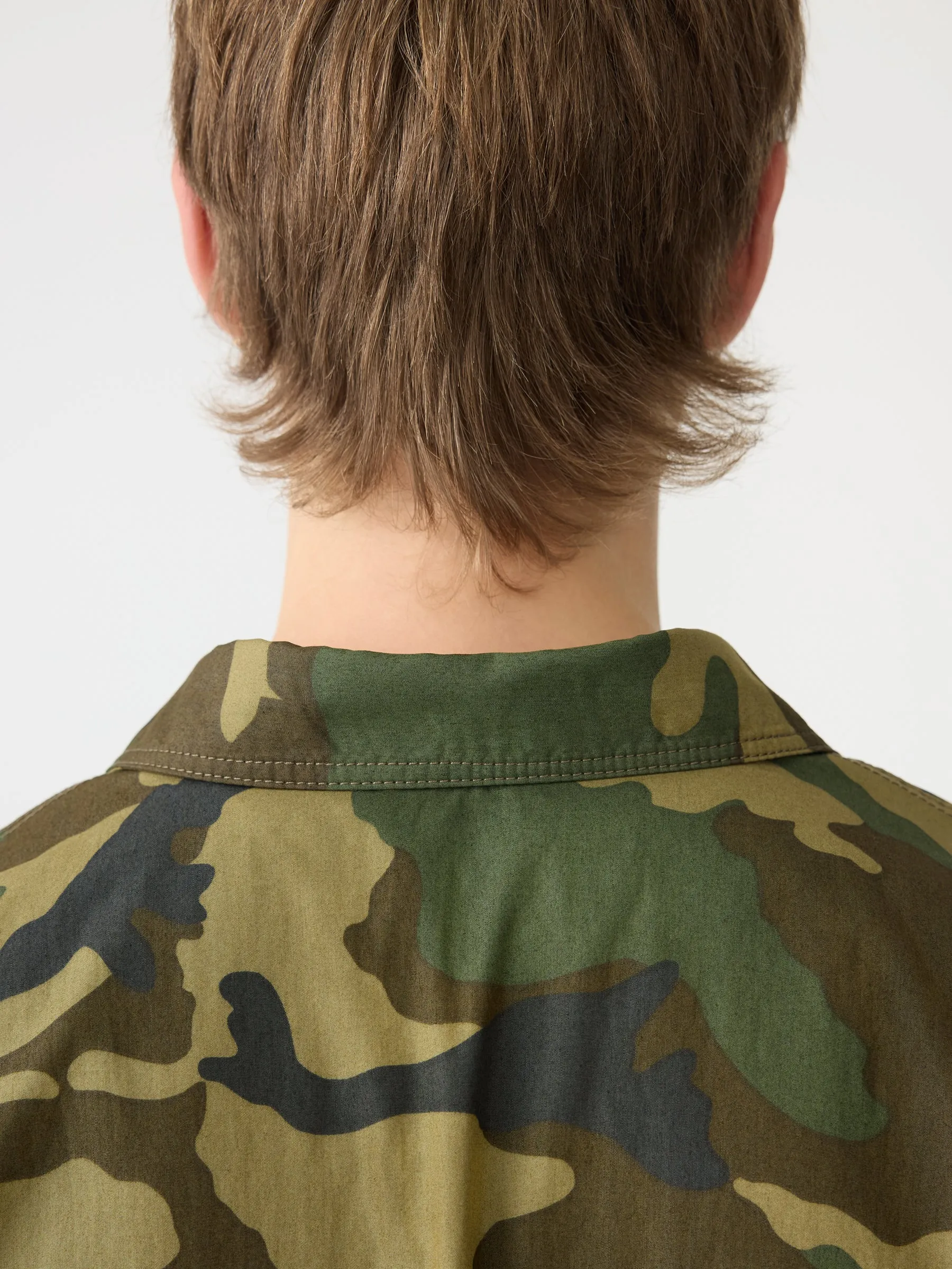 Drop Shoulder Camo Shirt sold by Bassike product image thumbnail 5