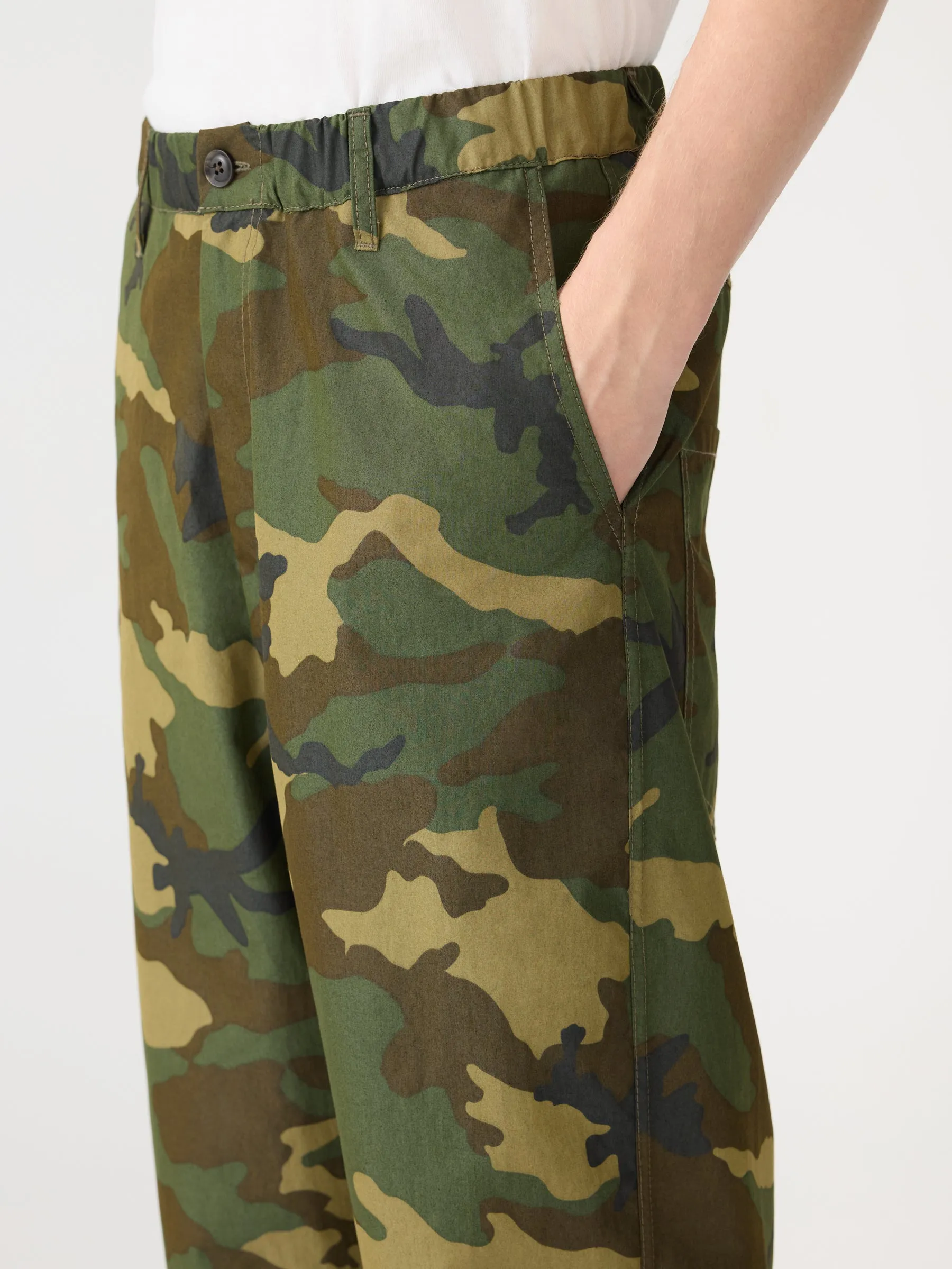 Camo Lo Rise Pull On Pant sold by Bassike product image thumbnail 4