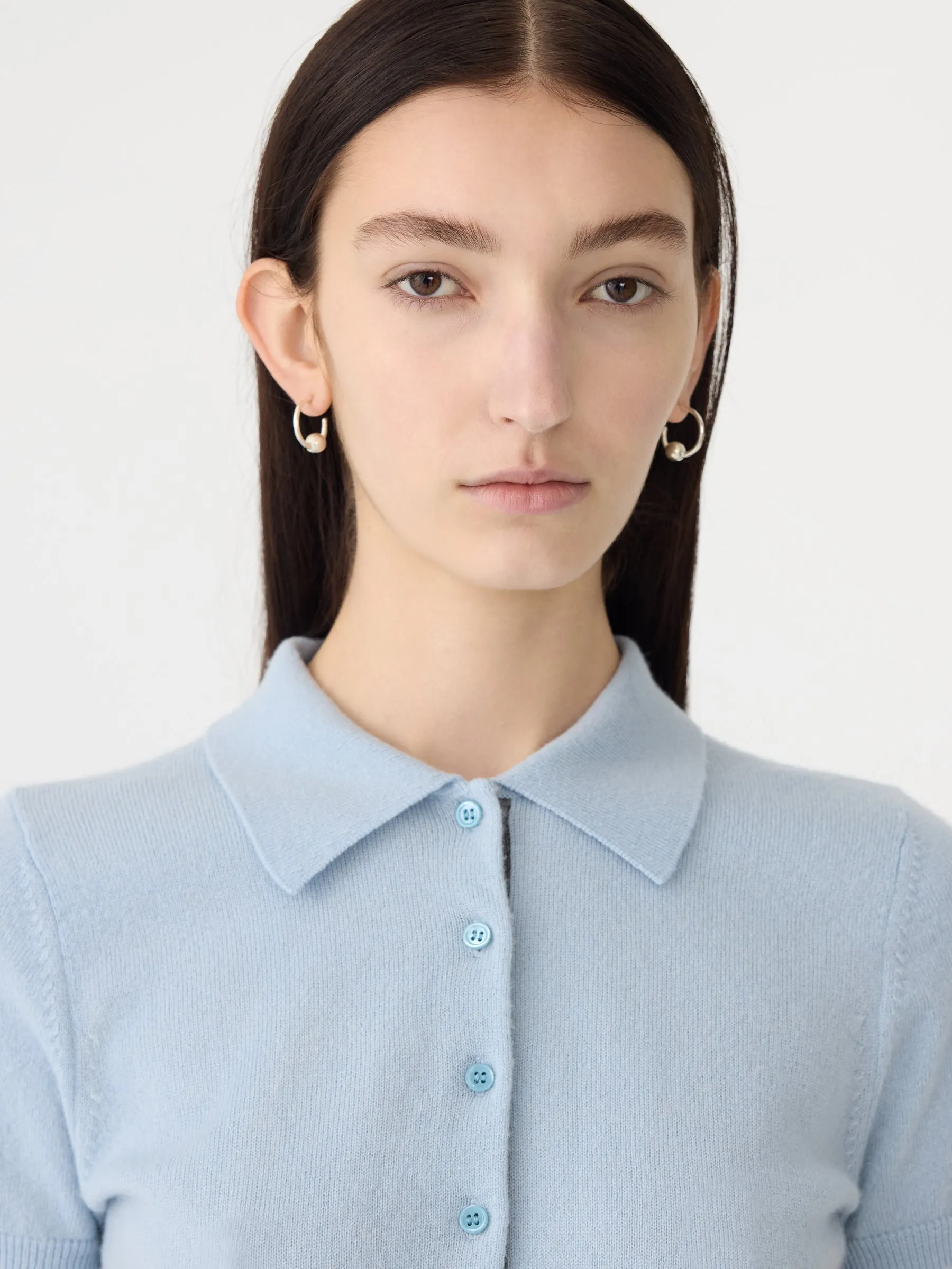 Wool Cashmere Slim Fit Polo sold by Bassike product image thumbnail 3