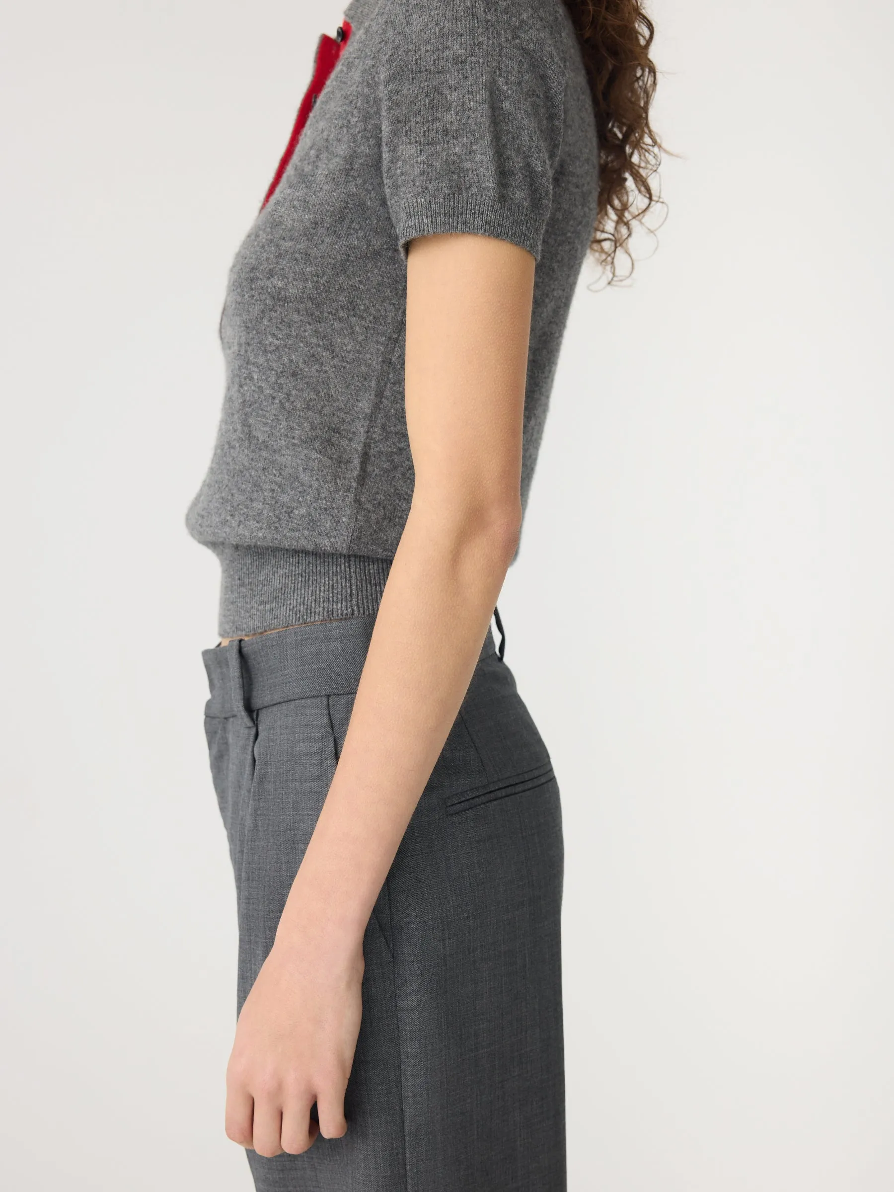 Wool Cashmere Slim Fit Polo sold by Bassike product image thumbnail 4