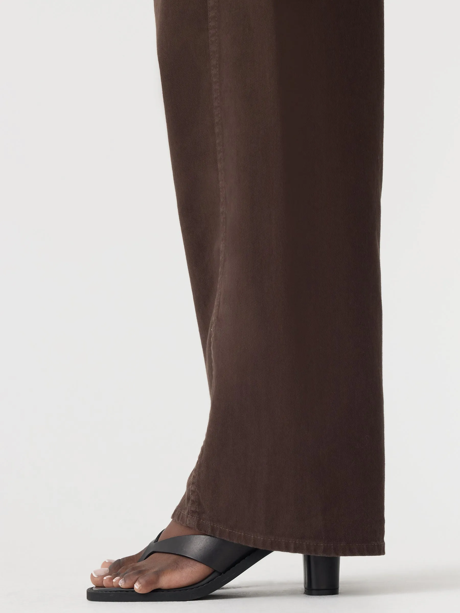 Cotton Twill Wide Leg Pant sold by Bassike product image thumbnail 4