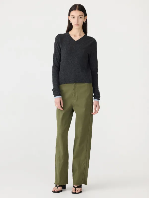 Cotton Twill Wide Leg Pant sold by Bassike