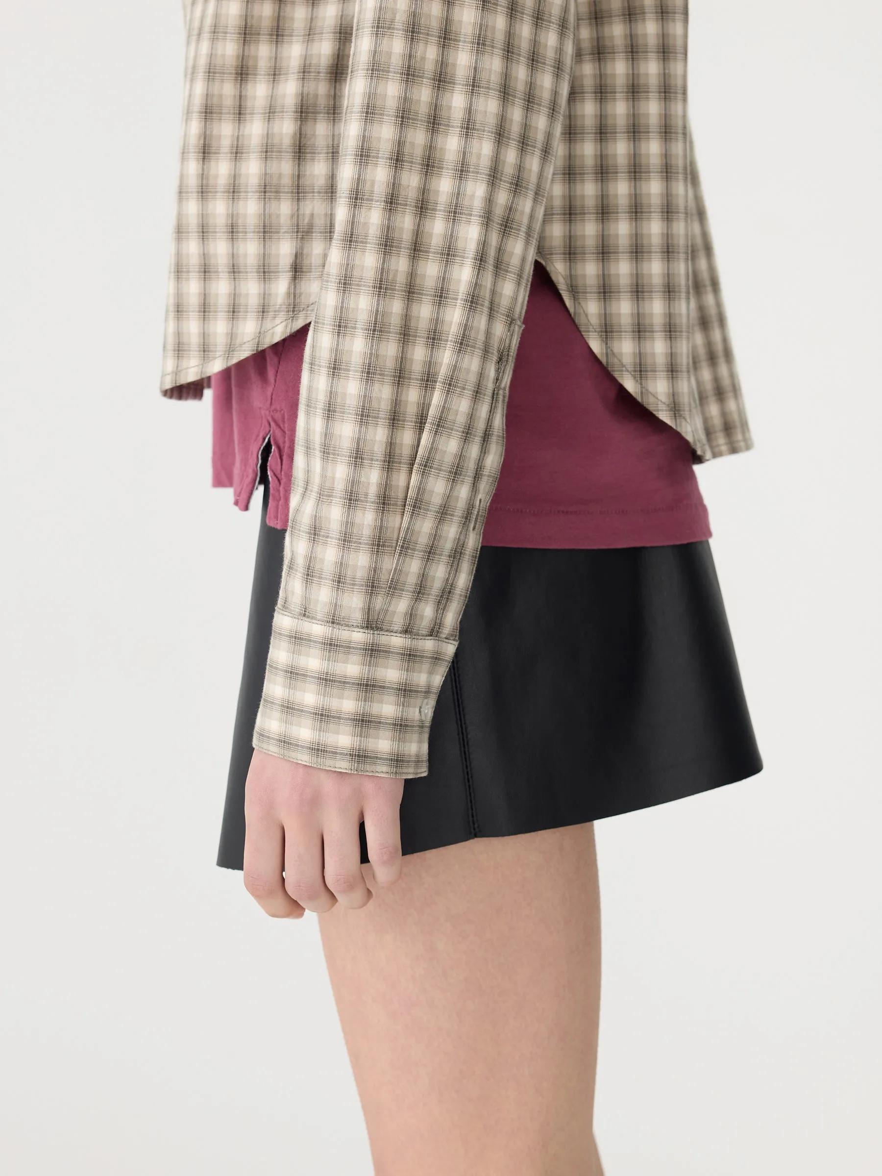 Cotton Check Western Shirt sold by Bassike product image thumbnail 4