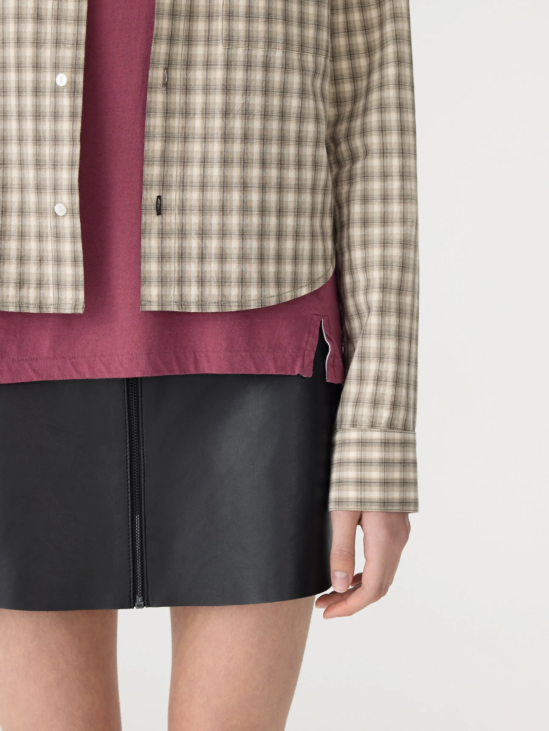 Cotton Check Western Shirt sold by Bassike product image thumbnail 3