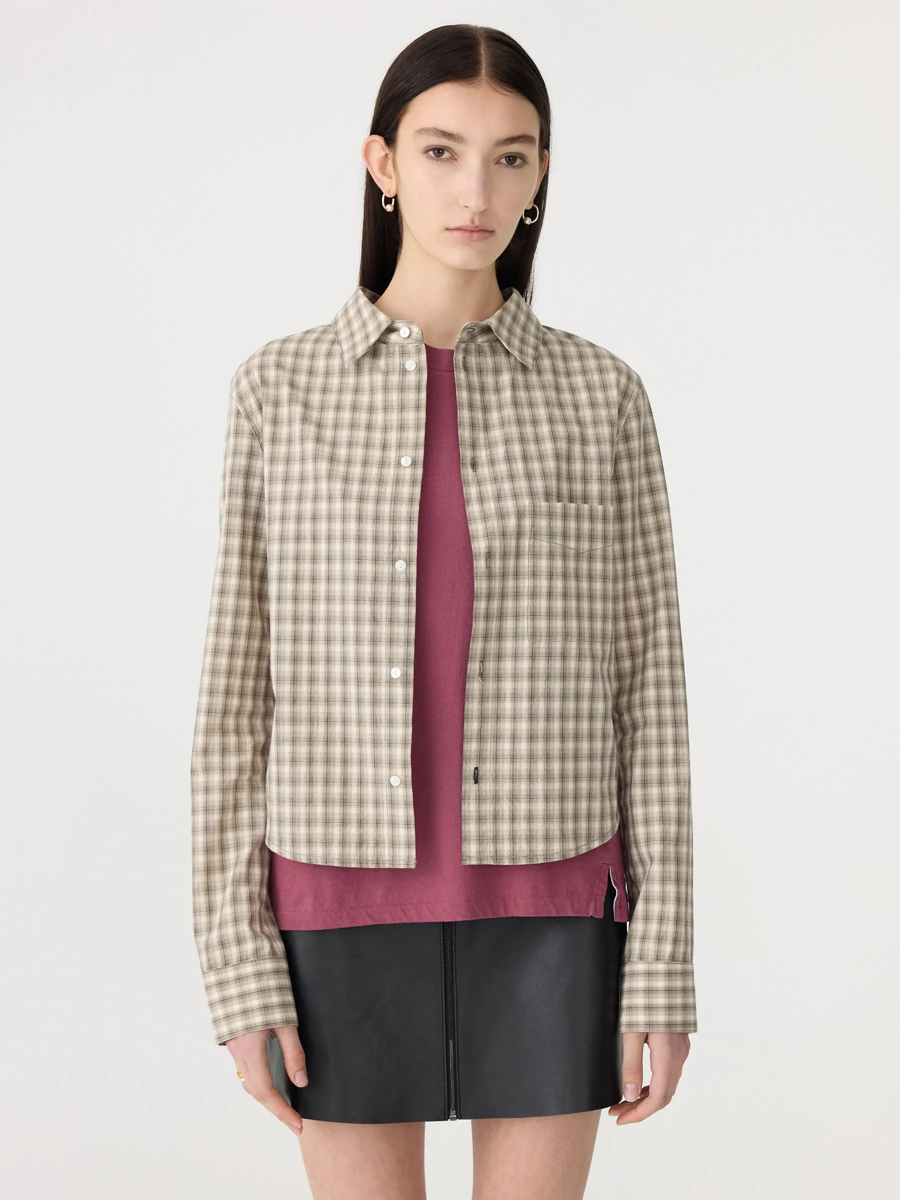 Cotton Check Western Shirt sold by Bassike product image thumbnail 2