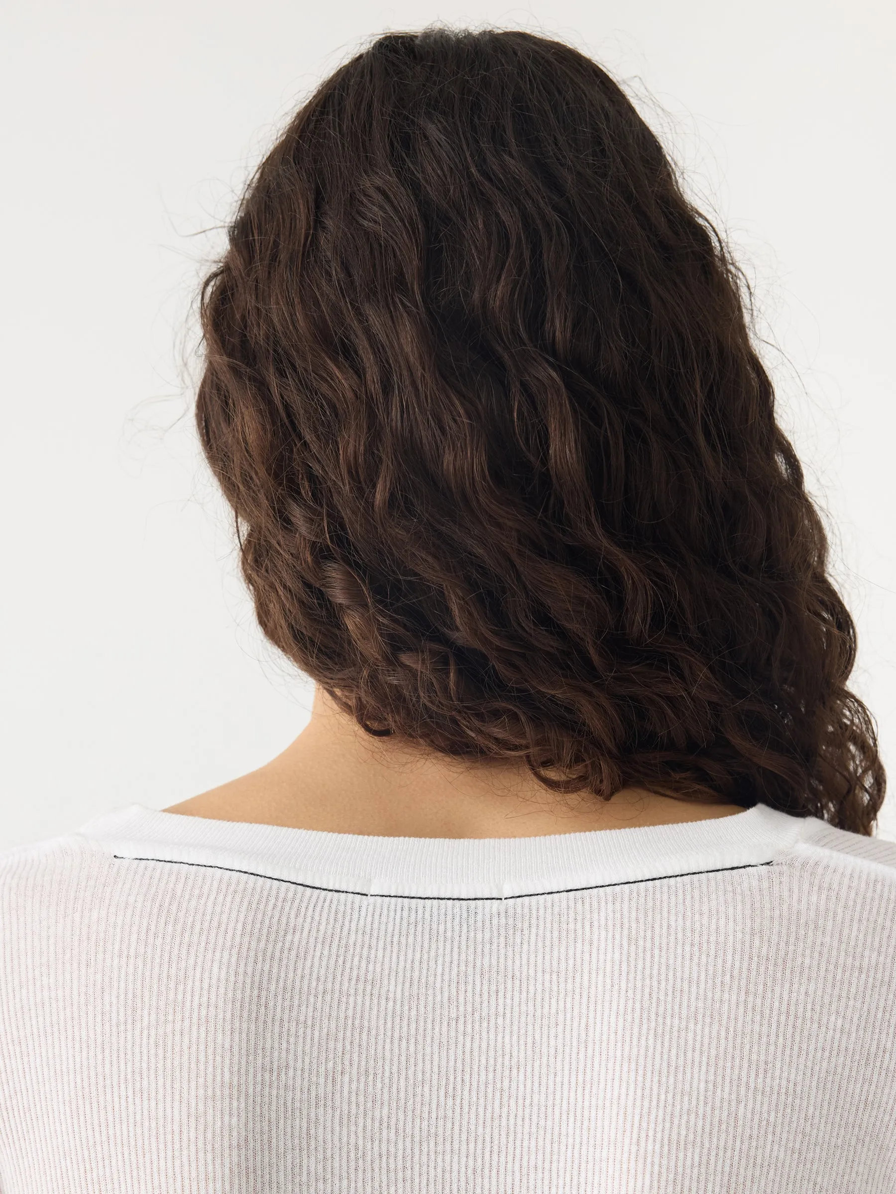 Sheer Rib Long Sleeve T-Shirt sold by Bassike product image thumbnail 5