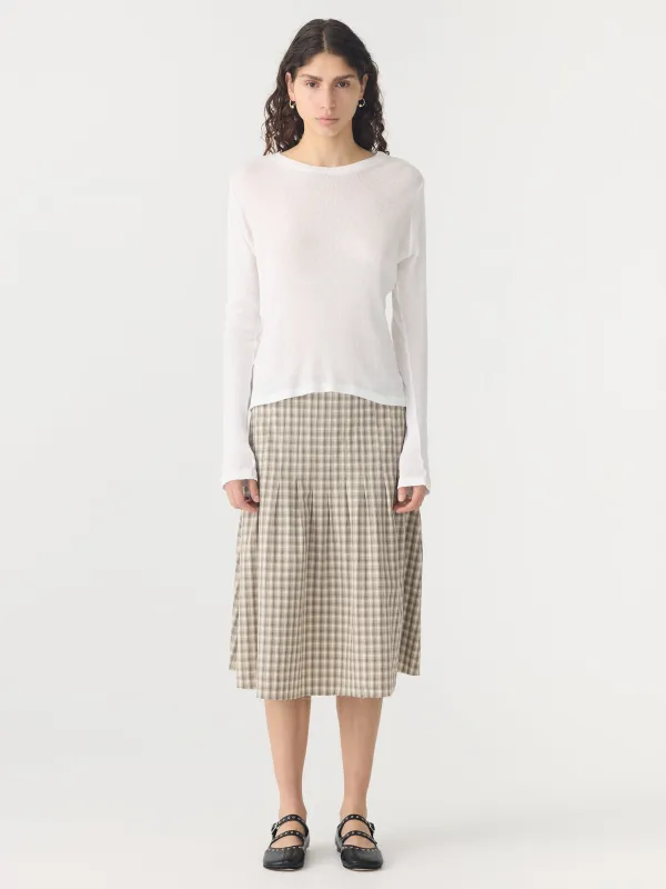 Sheer Rib Long Sleeve T-Shirt sold by Bassike