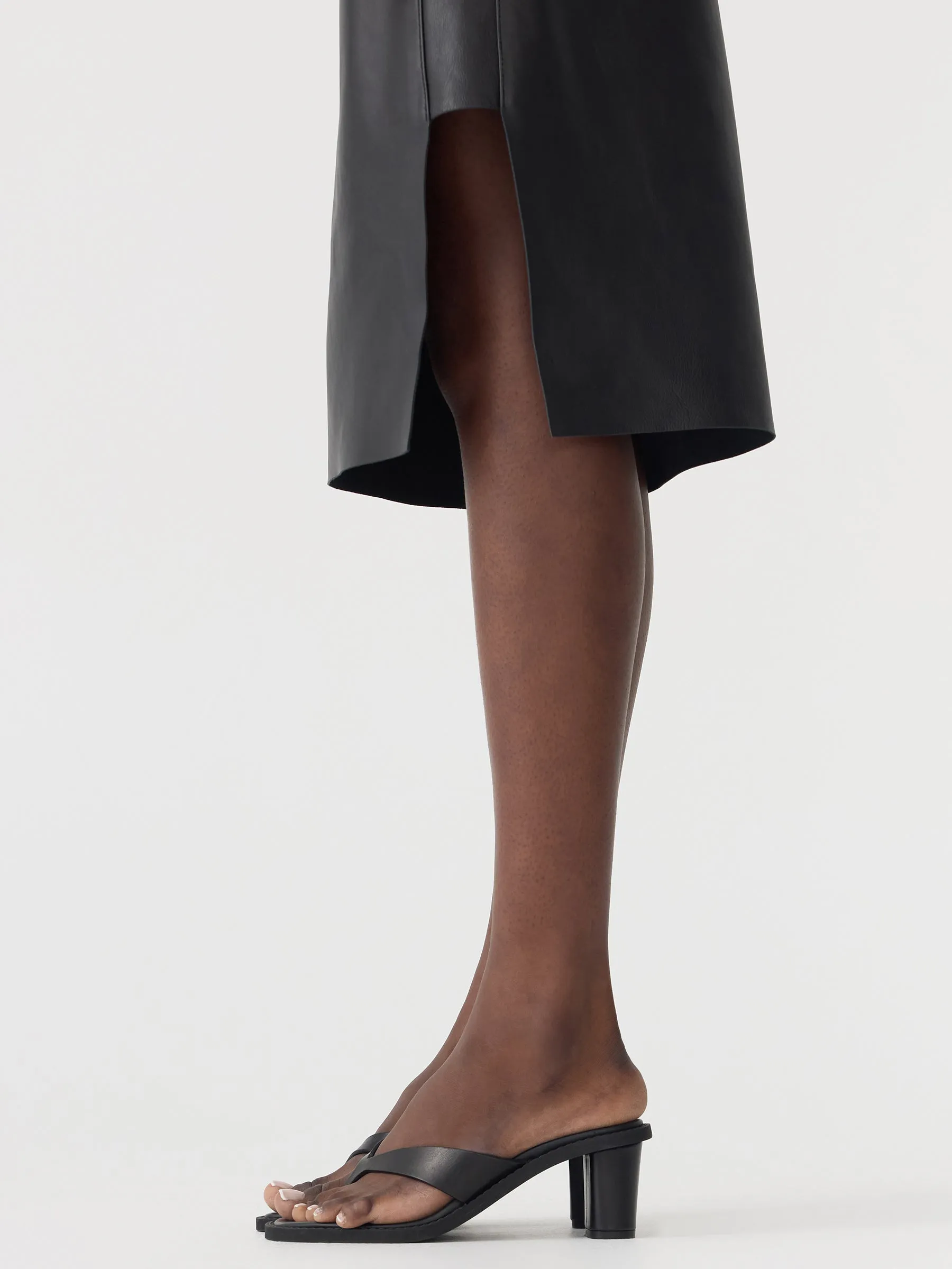 Insert Leather Skirt sold by Bassike product image thumbnail 4