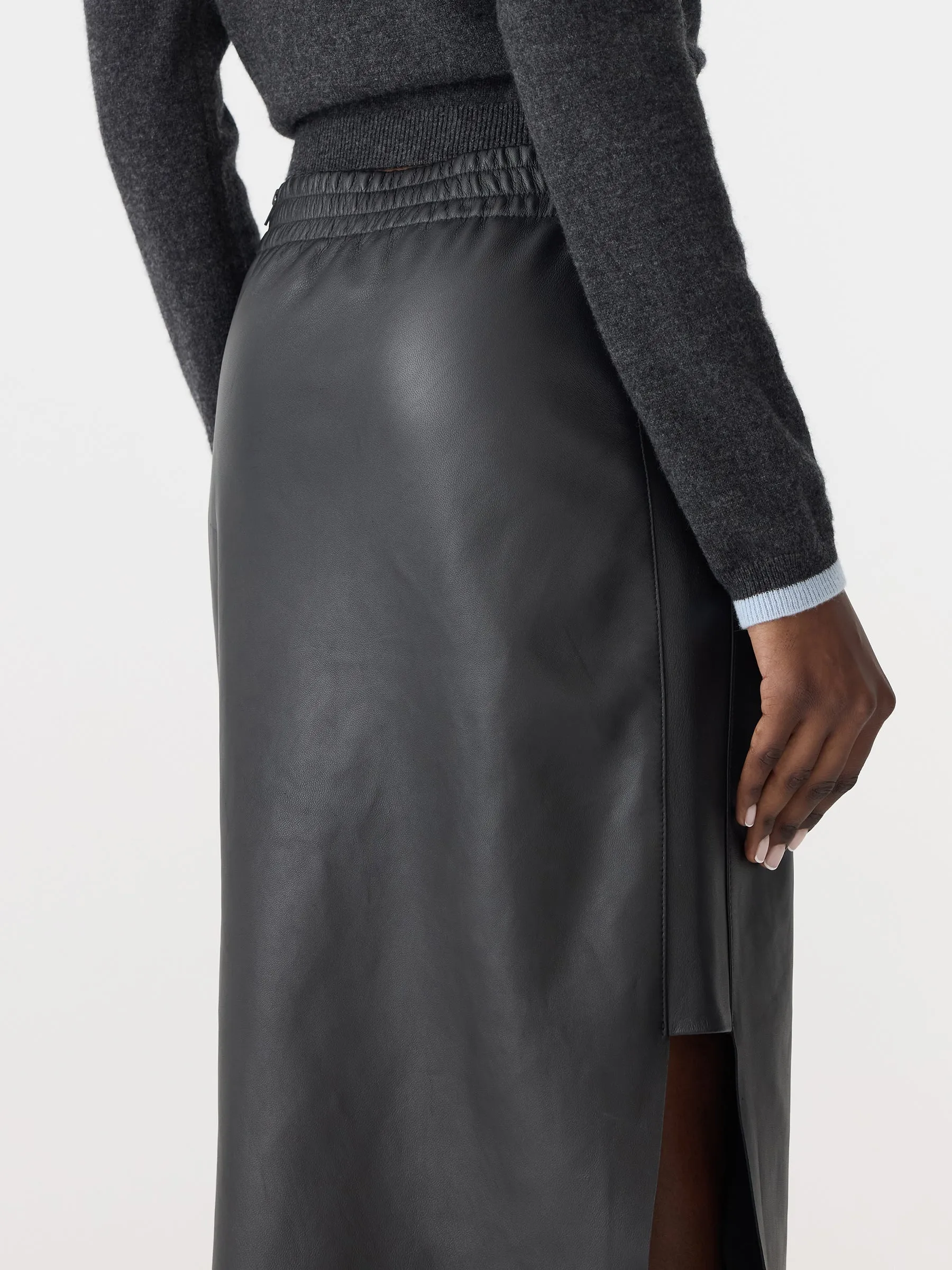 Insert Leather Skirt sold by Bassike product image thumbnail 5