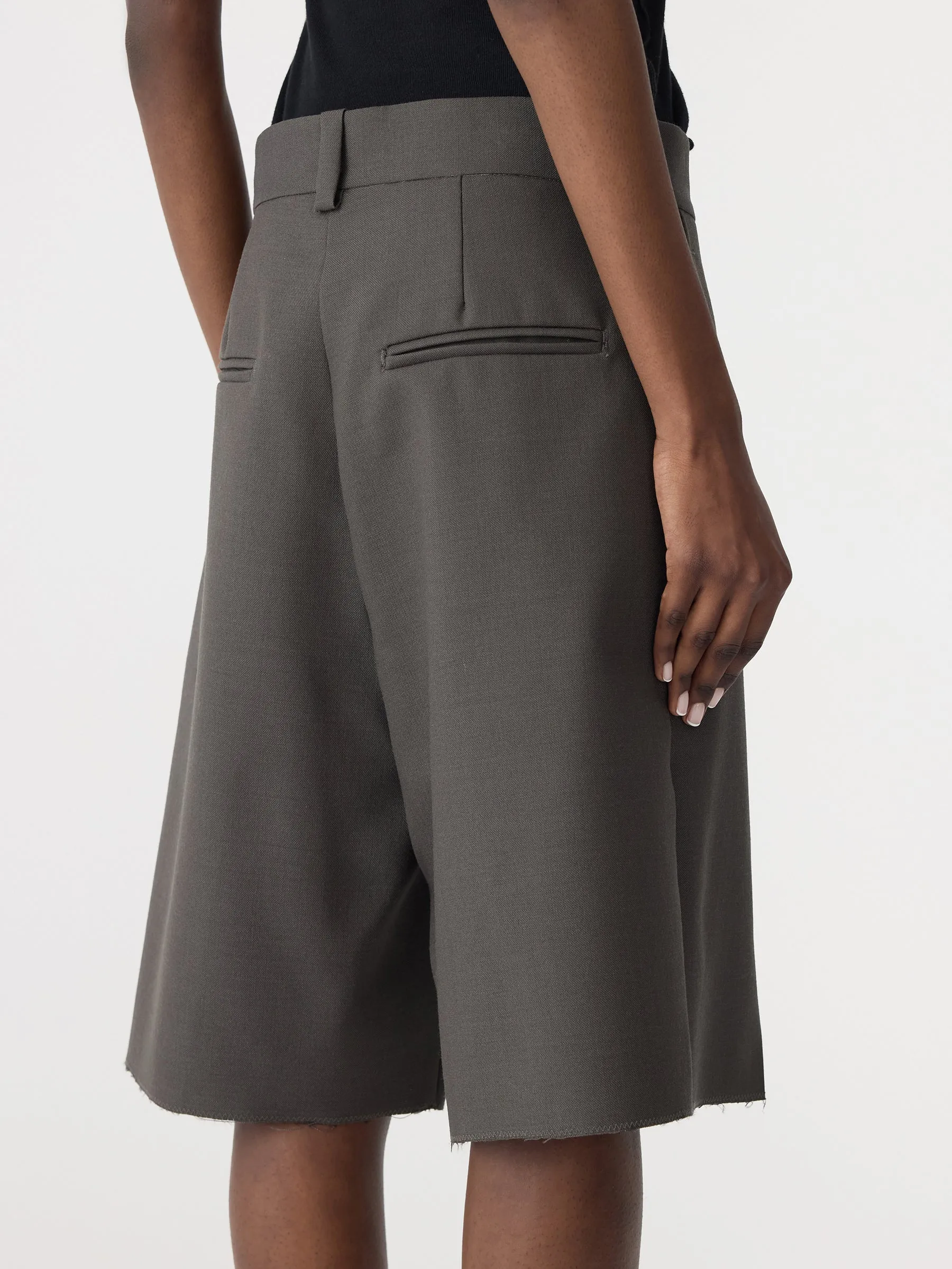 Tailored Longerline Short sold by Bassike product image thumbnail 5