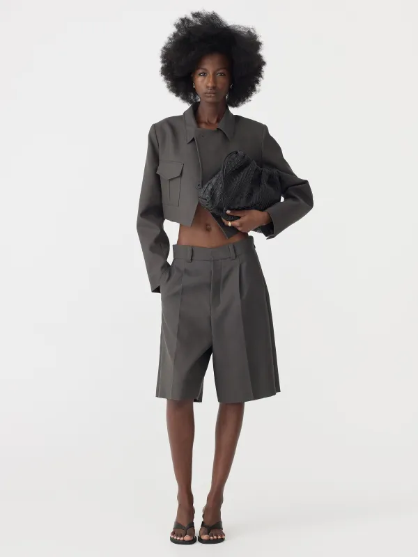 Tailored Longerline Short sold by Bassike