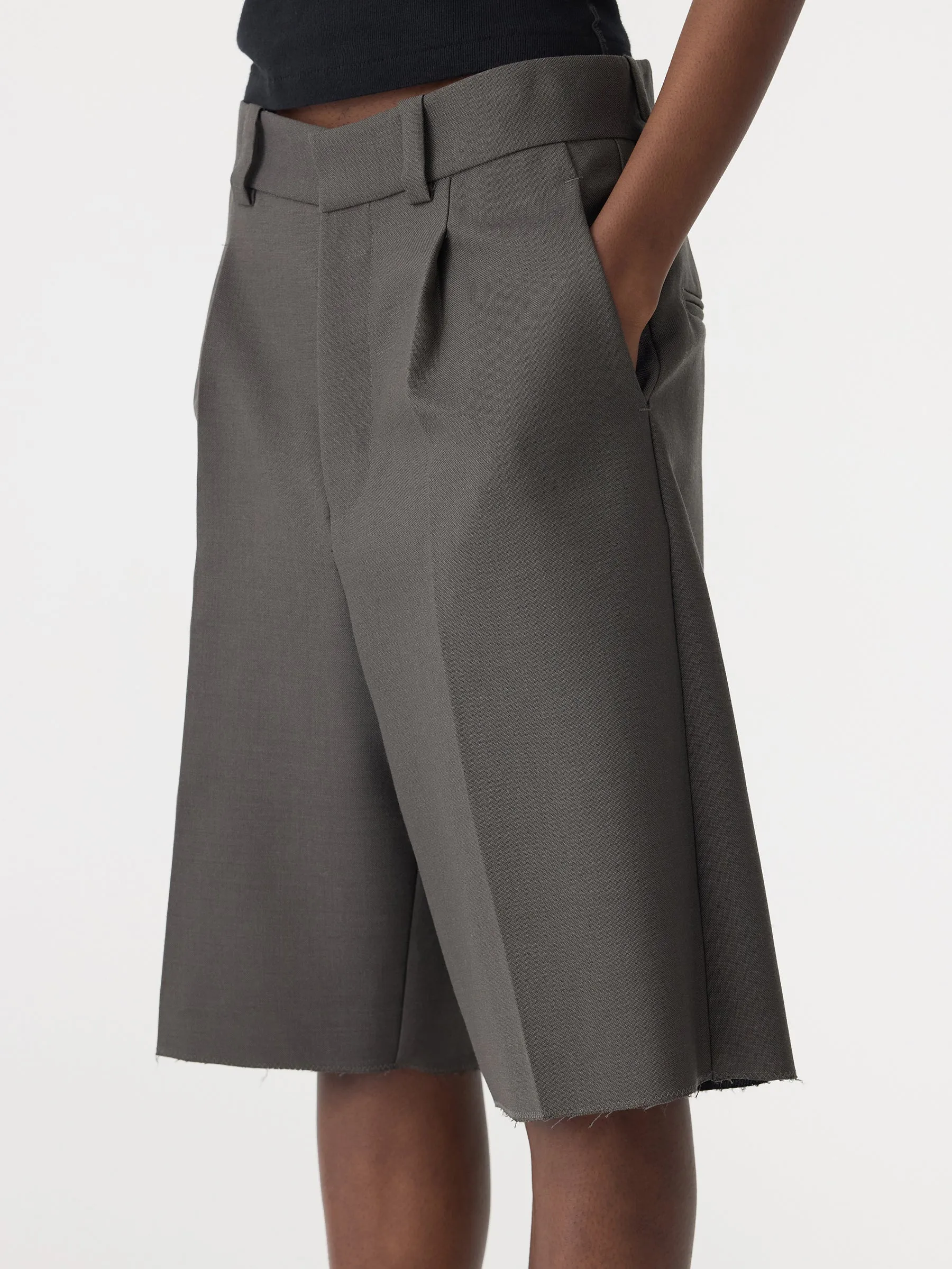 Tailored Longerline Short sold by Bassike product image thumbnail 3