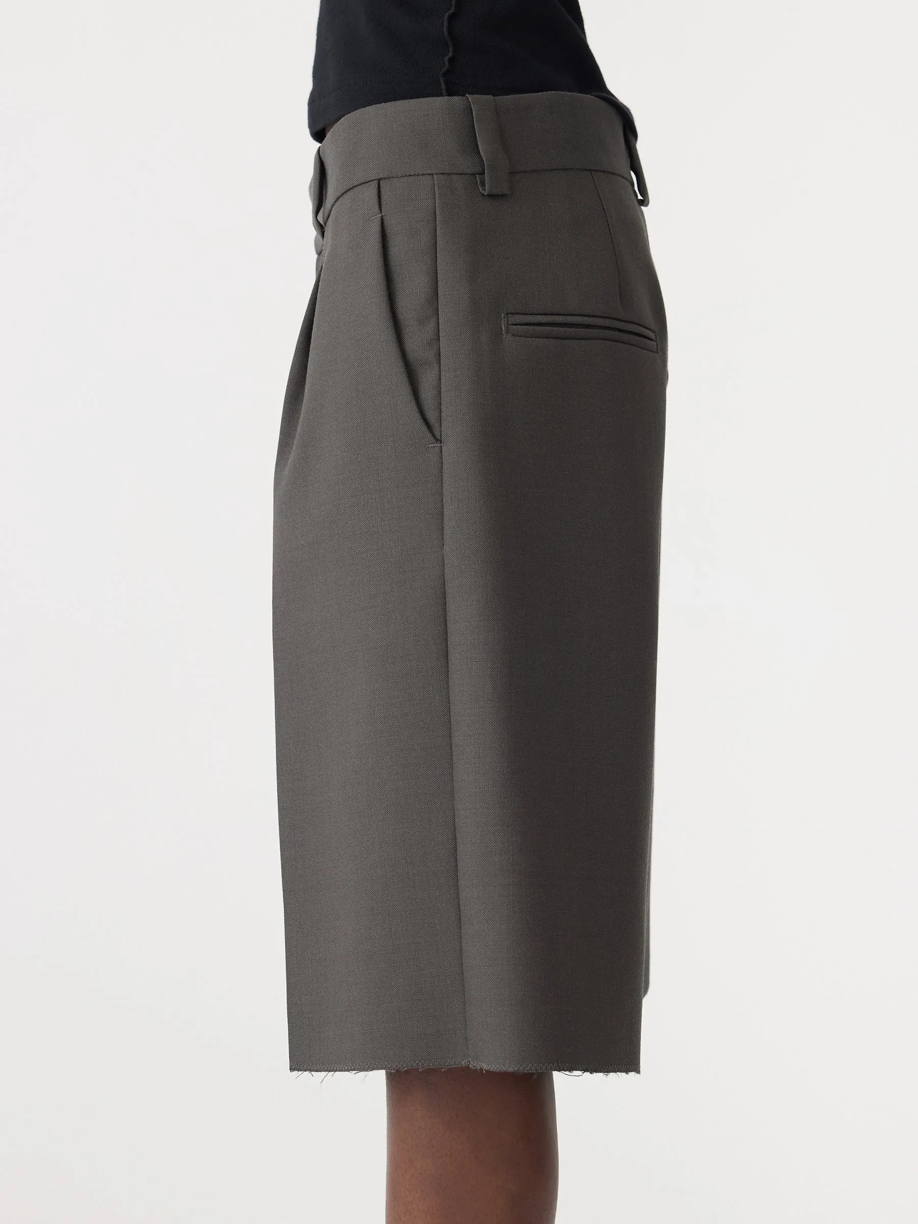 Tailored Longerline Short sold by Bassike product image thumbnail 4