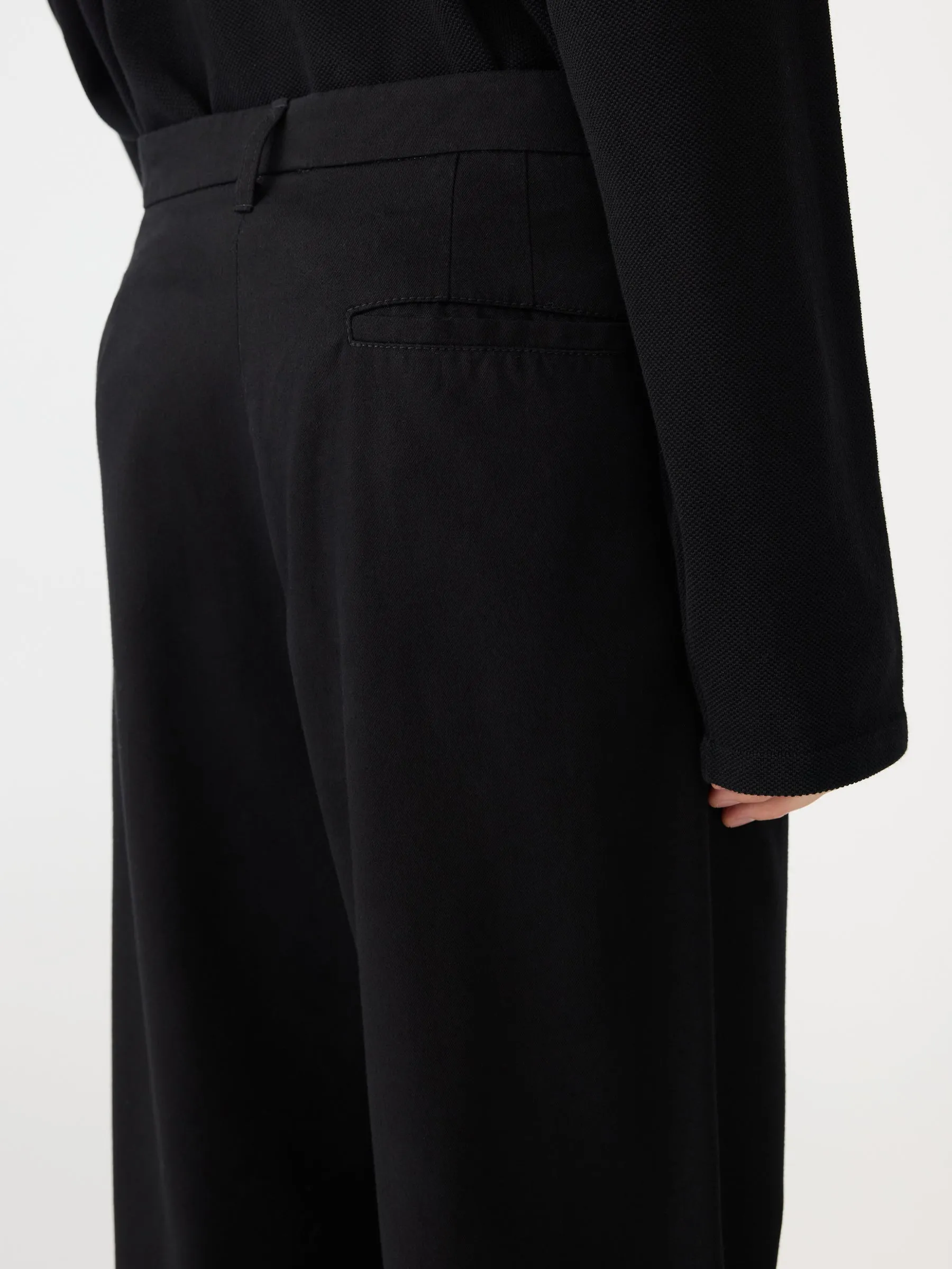 Cotton Twill Pleat Pant sold by Bassike product image thumbnail 5