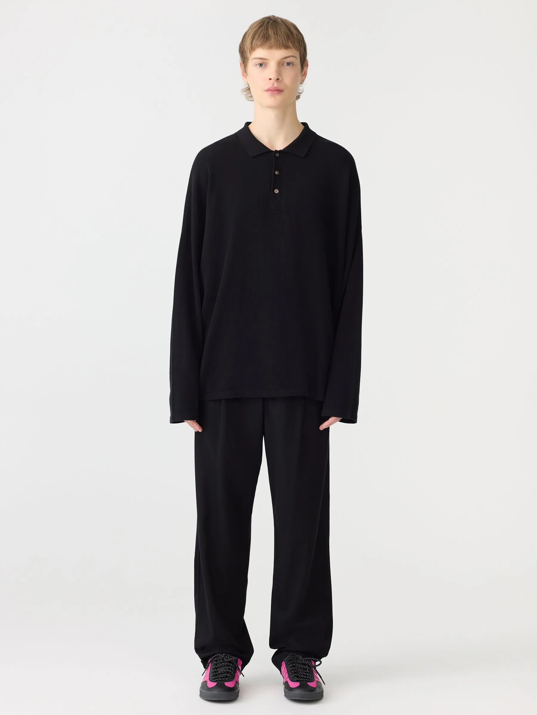 Cotton Twill Pleat Pant sold by Bassike