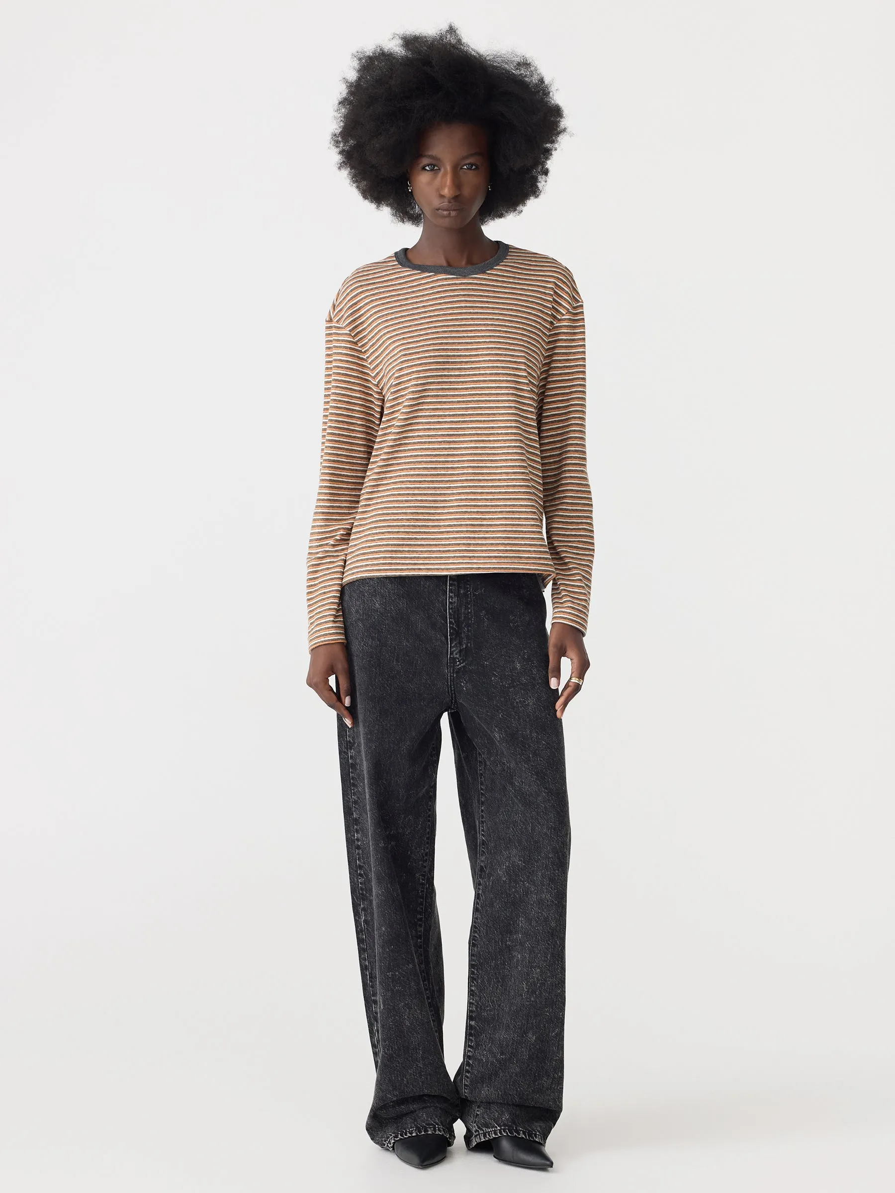 Vintage Stripe Heritage Long Sleeve T-Shirt sold by Bassike