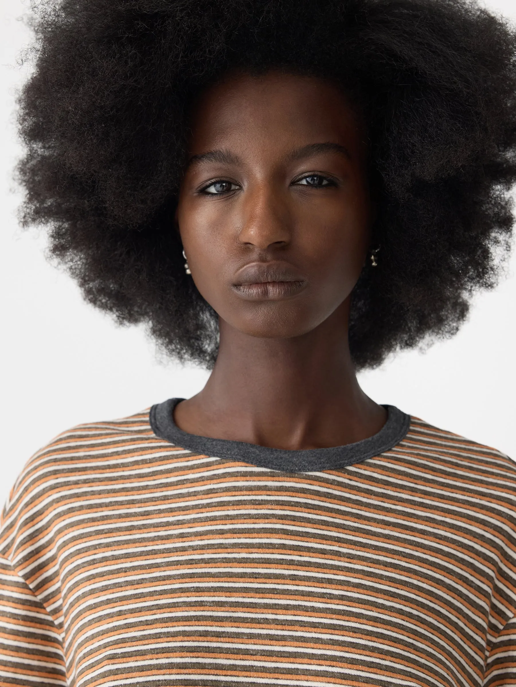 Vintage Stripe Heritage Long Sleeve T-Shirt sold by Bassike product image thumbnail 3