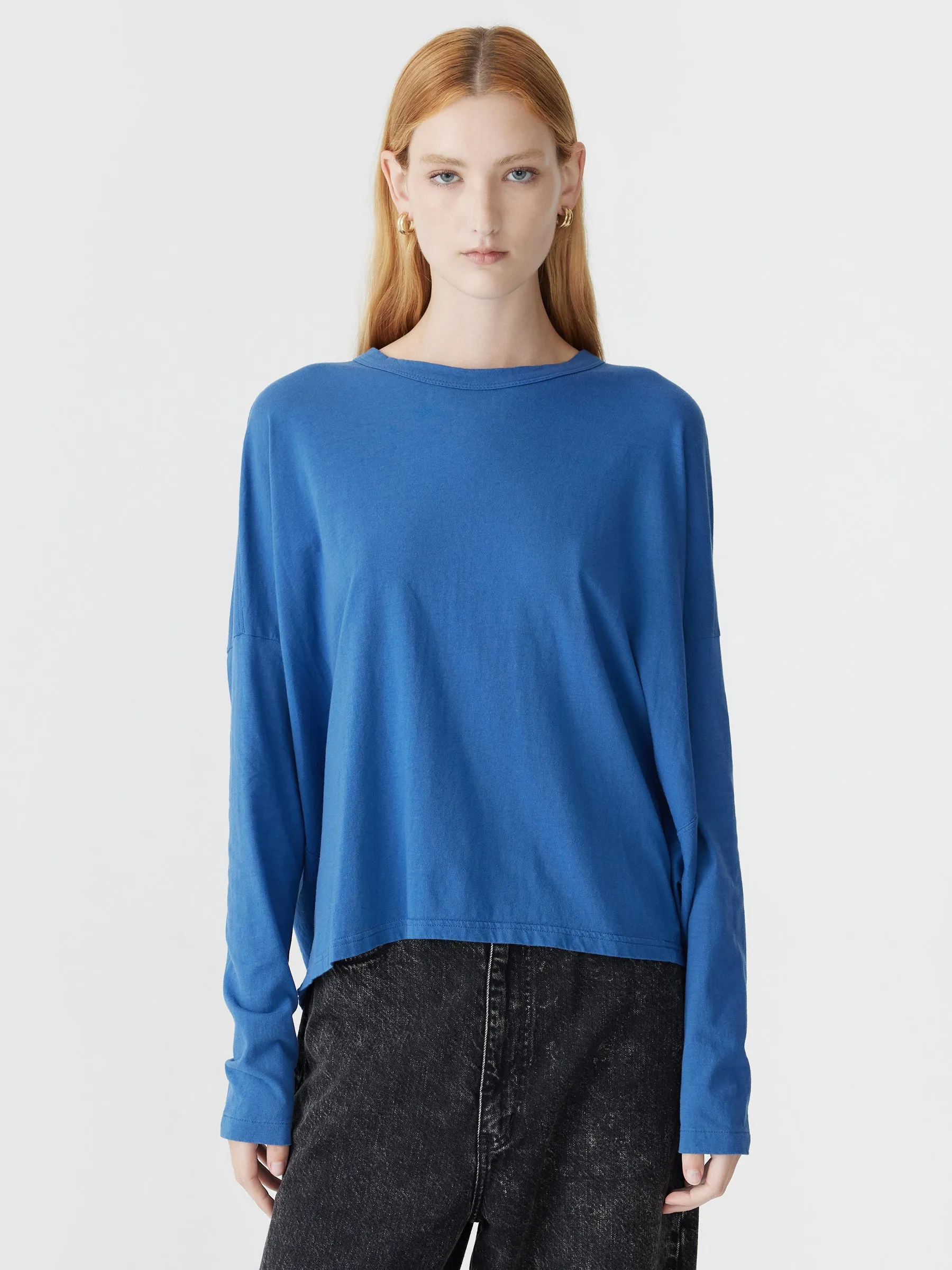 Slouch Circle Long Sleeve T-Shirt sold by Bassike product image thumbnail 2