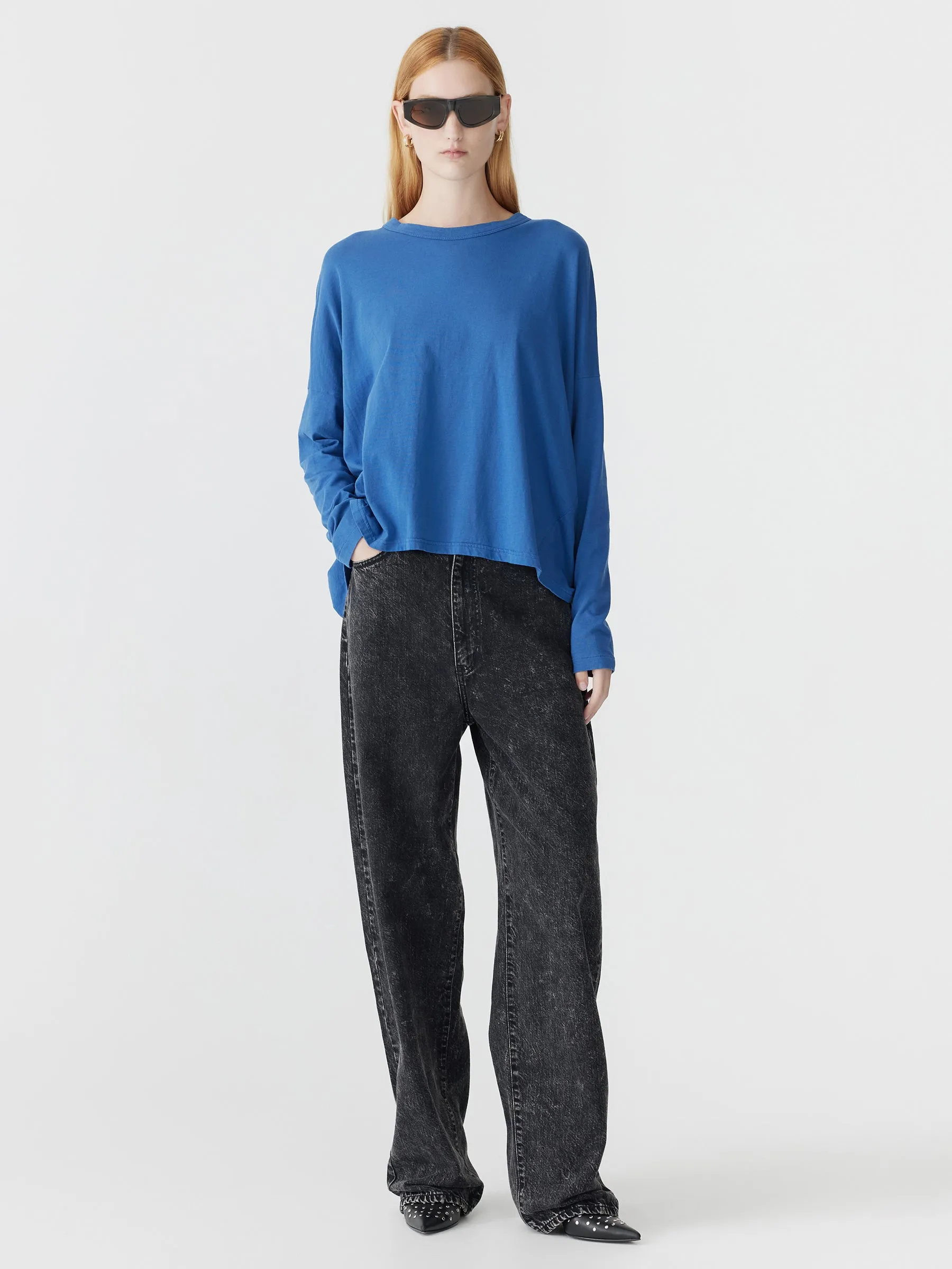 Slouch Circle Long Sleeve T-Shirt sold by Bassike