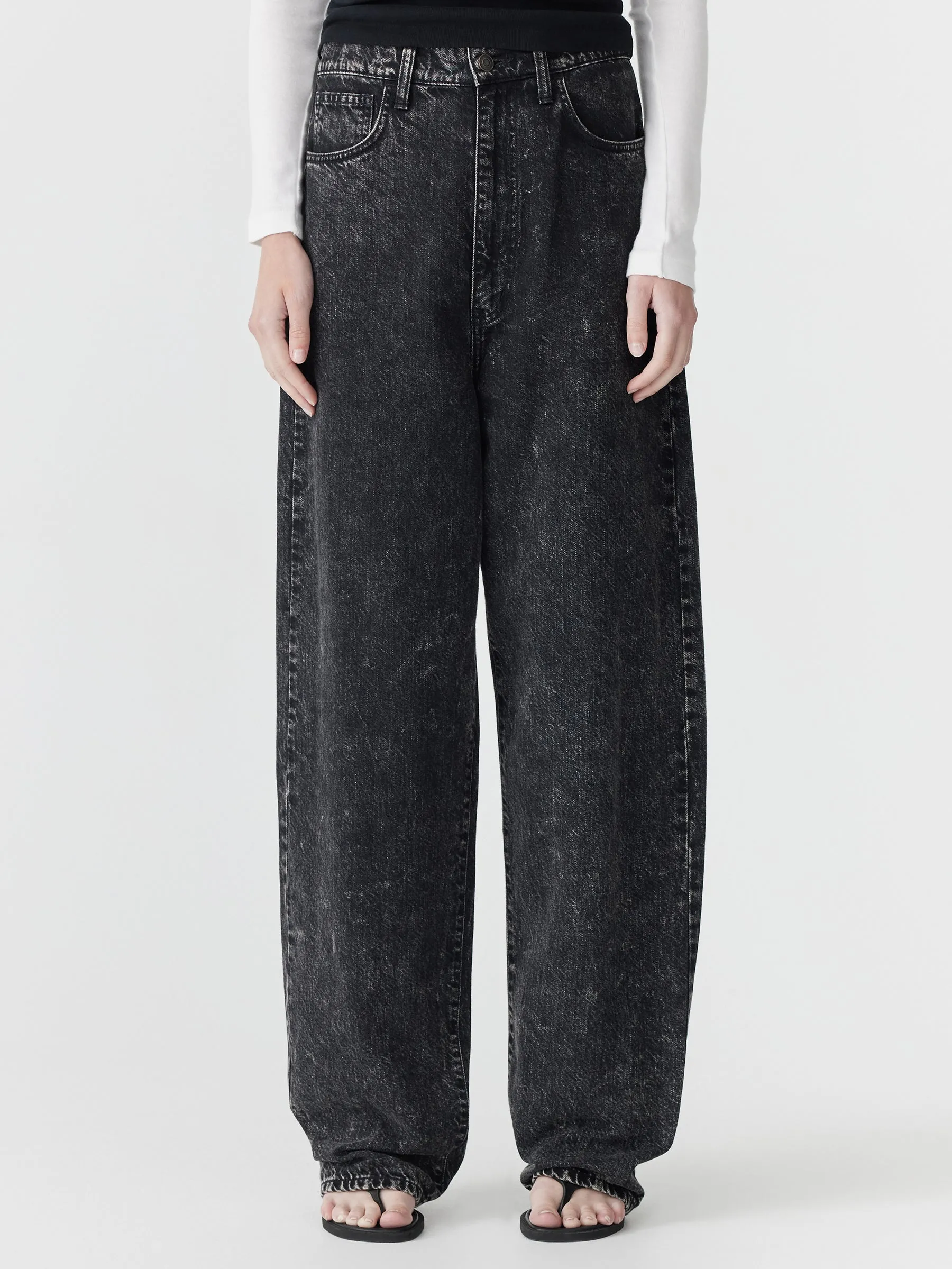 Motley Long Rise Slouch Jean sold by Bassike product image thumbnail 2