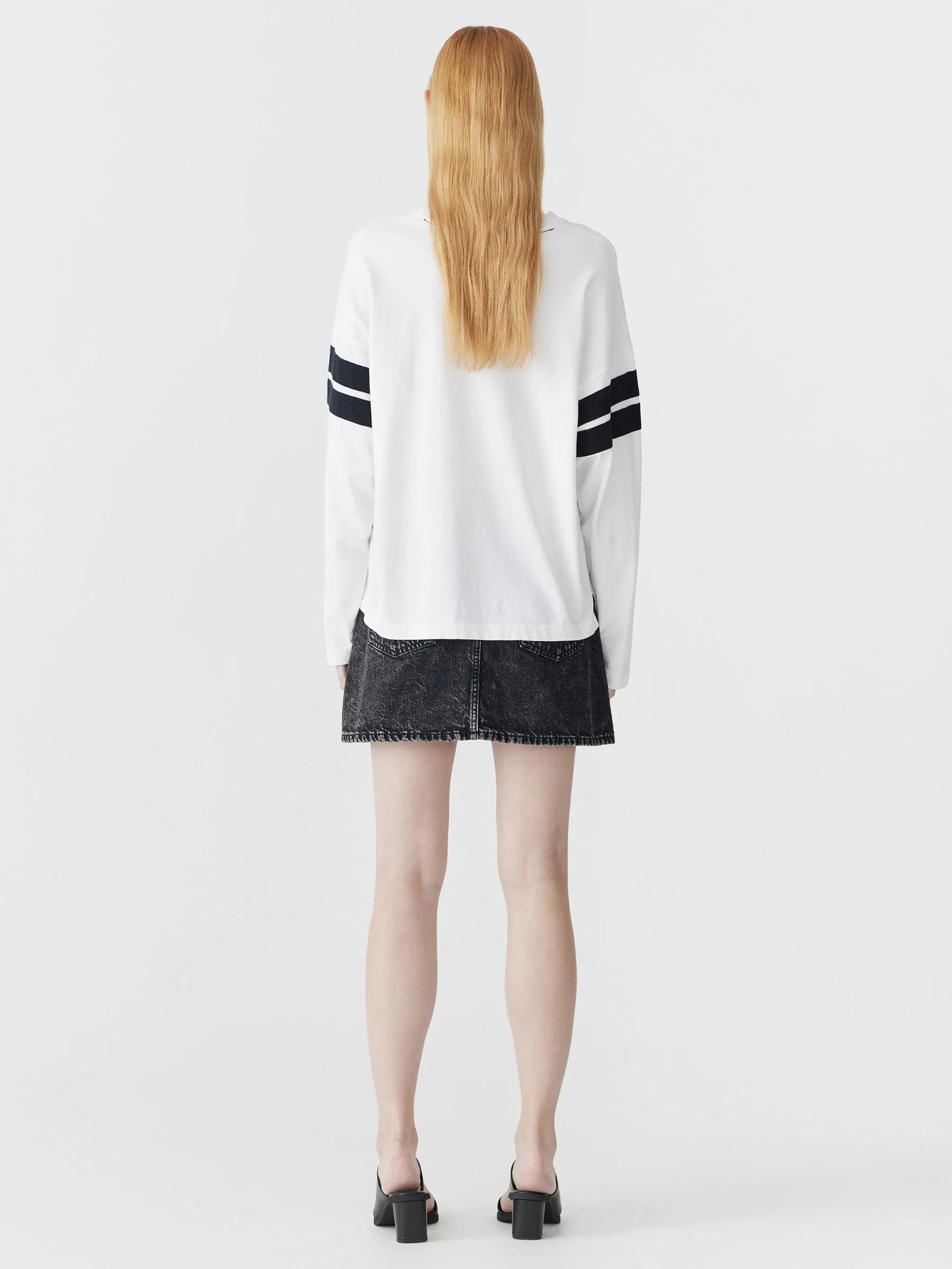 Motley Denim Mini Skirt sold by Bassike product image thumbnail 5