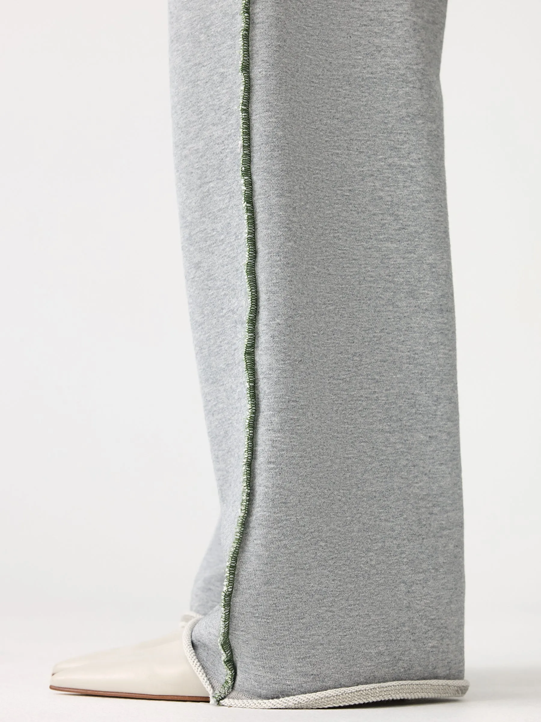 Slouch Wide Leg Fleece Pant sold by Bassike product image thumbnail 4