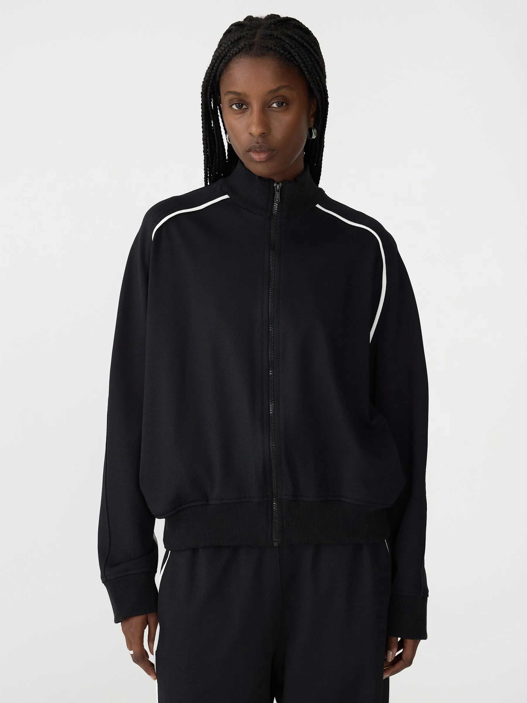 Twill Zip Through Sweat sold by Bassike product image thumbnail 2