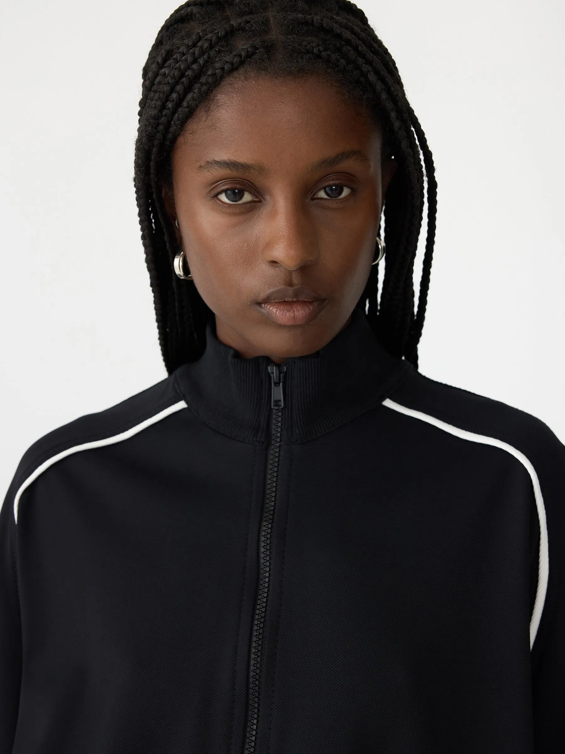 Twill Zip Through Sweat sold by Bassike product image thumbnail 3