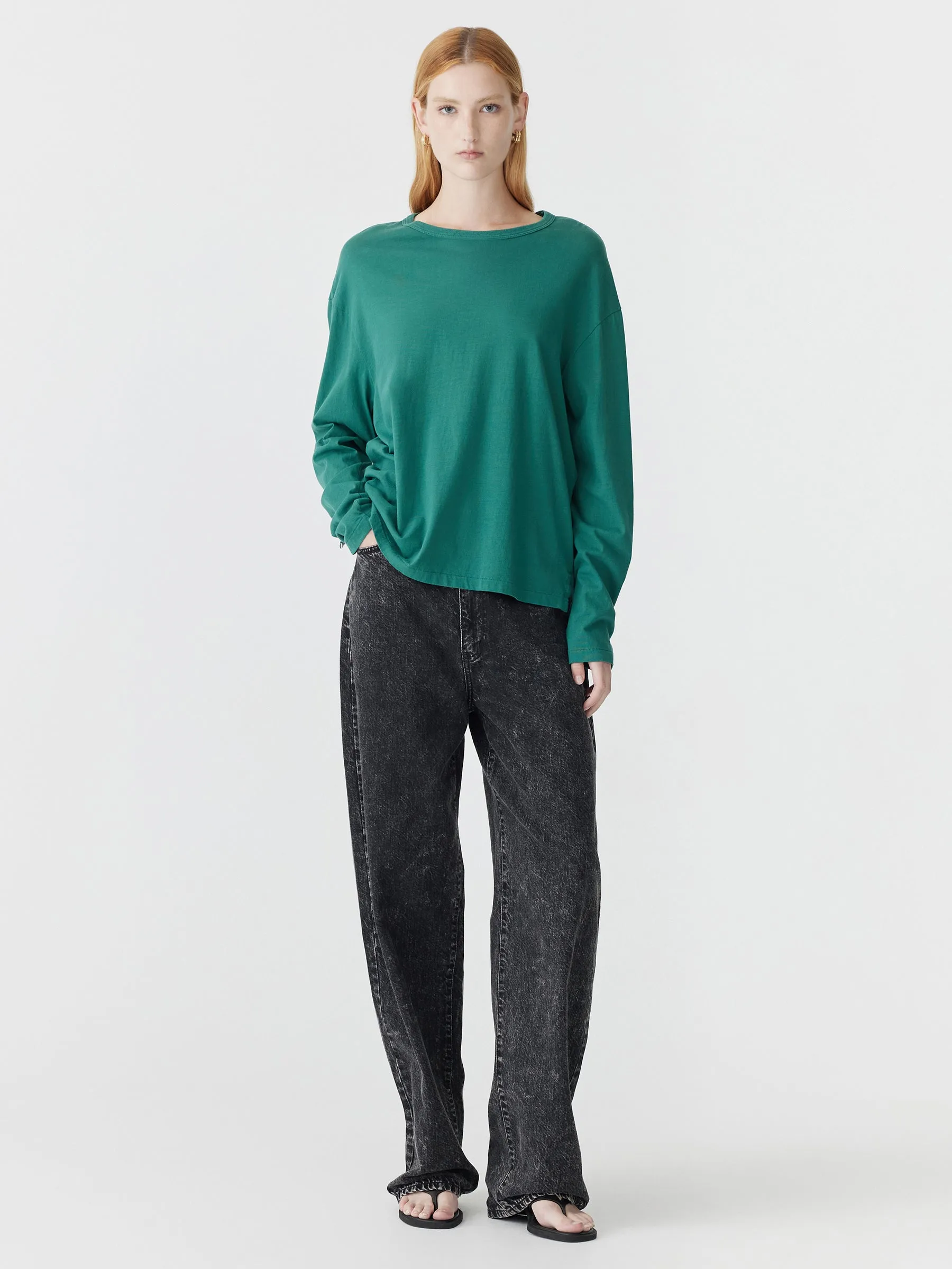 Boyfriend Heritage Long Sleeve T-Shirt sold by Bassike