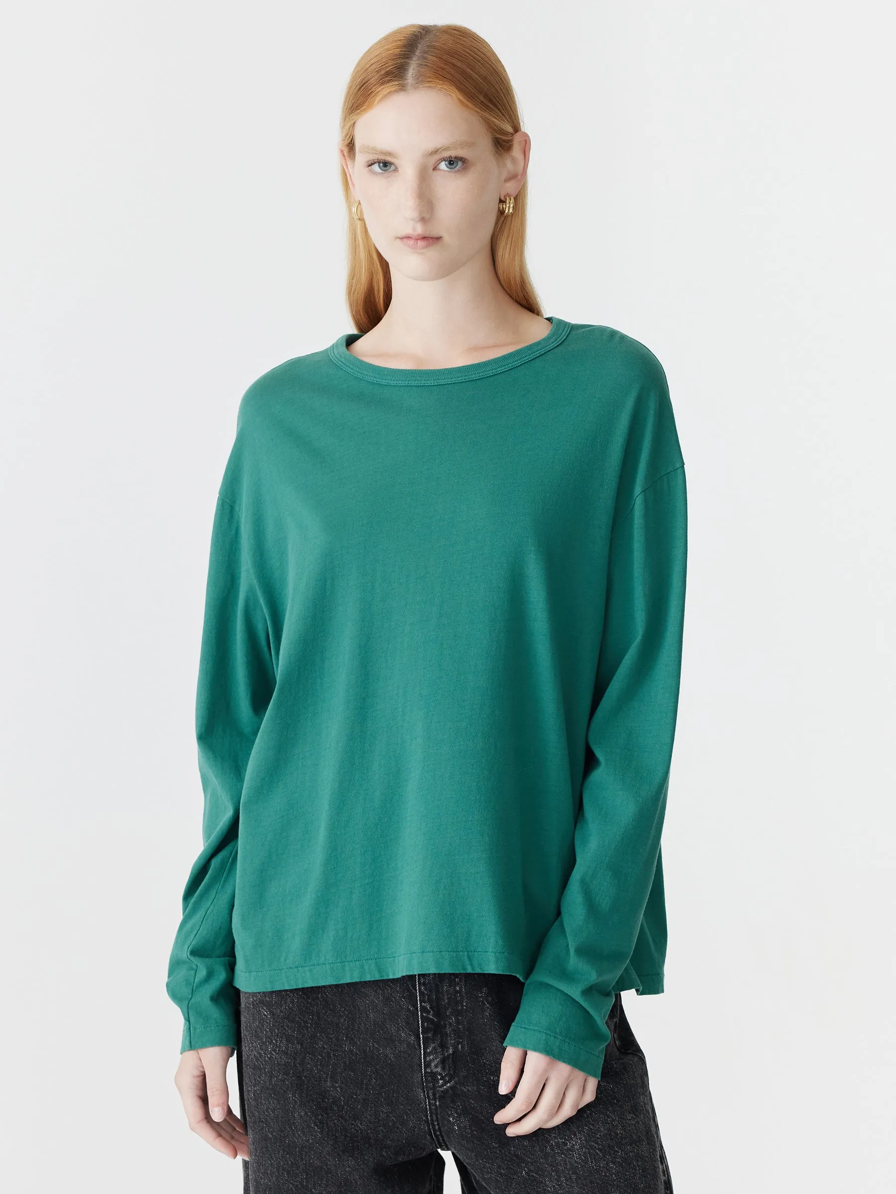 Boyfriend Heritage Long Sleeve T-Shirt sold by Bassike product image thumbnail 2